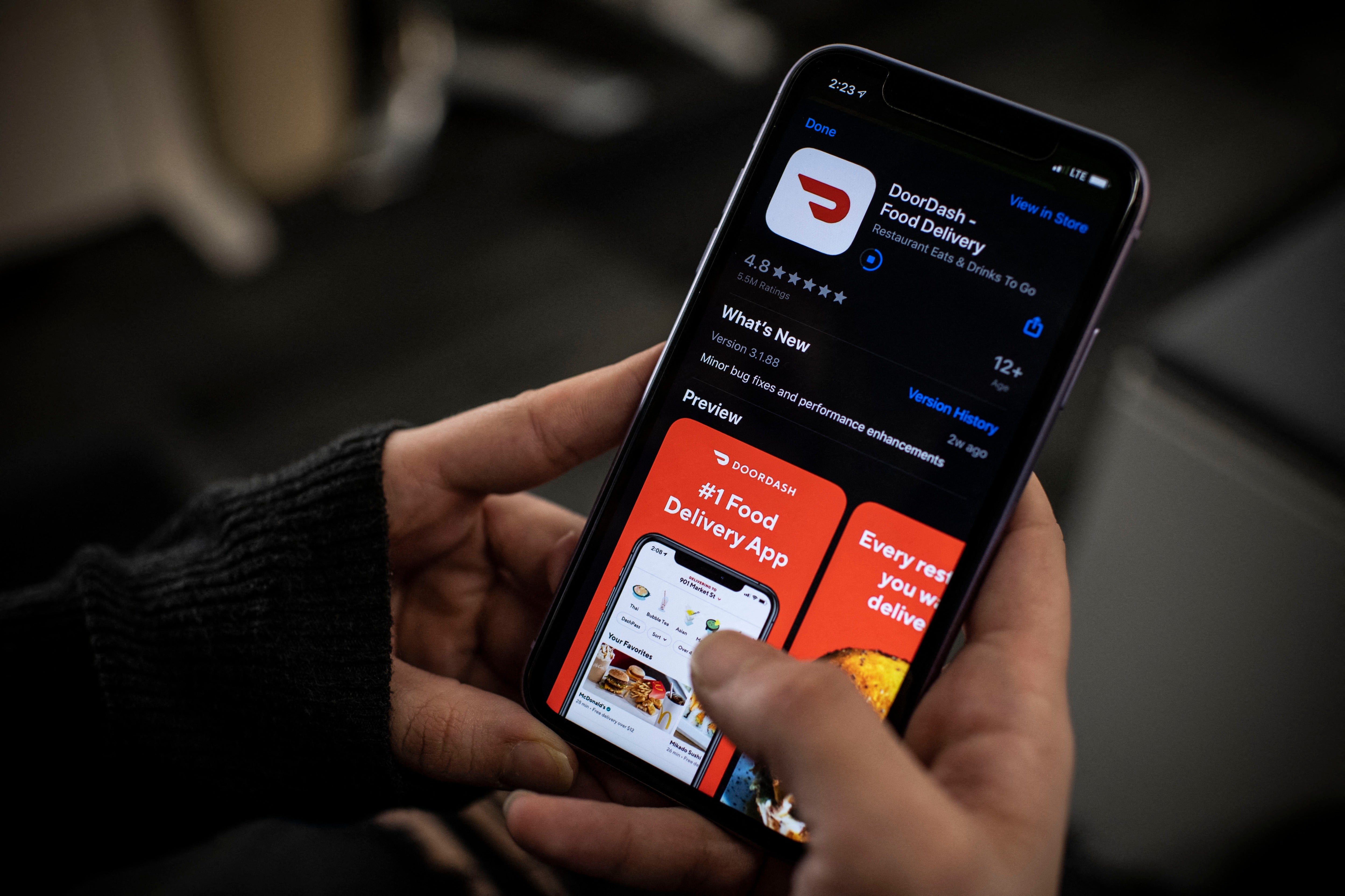 Service fees will now vary based on factors such as distance and order size (AFP via Getty Images)