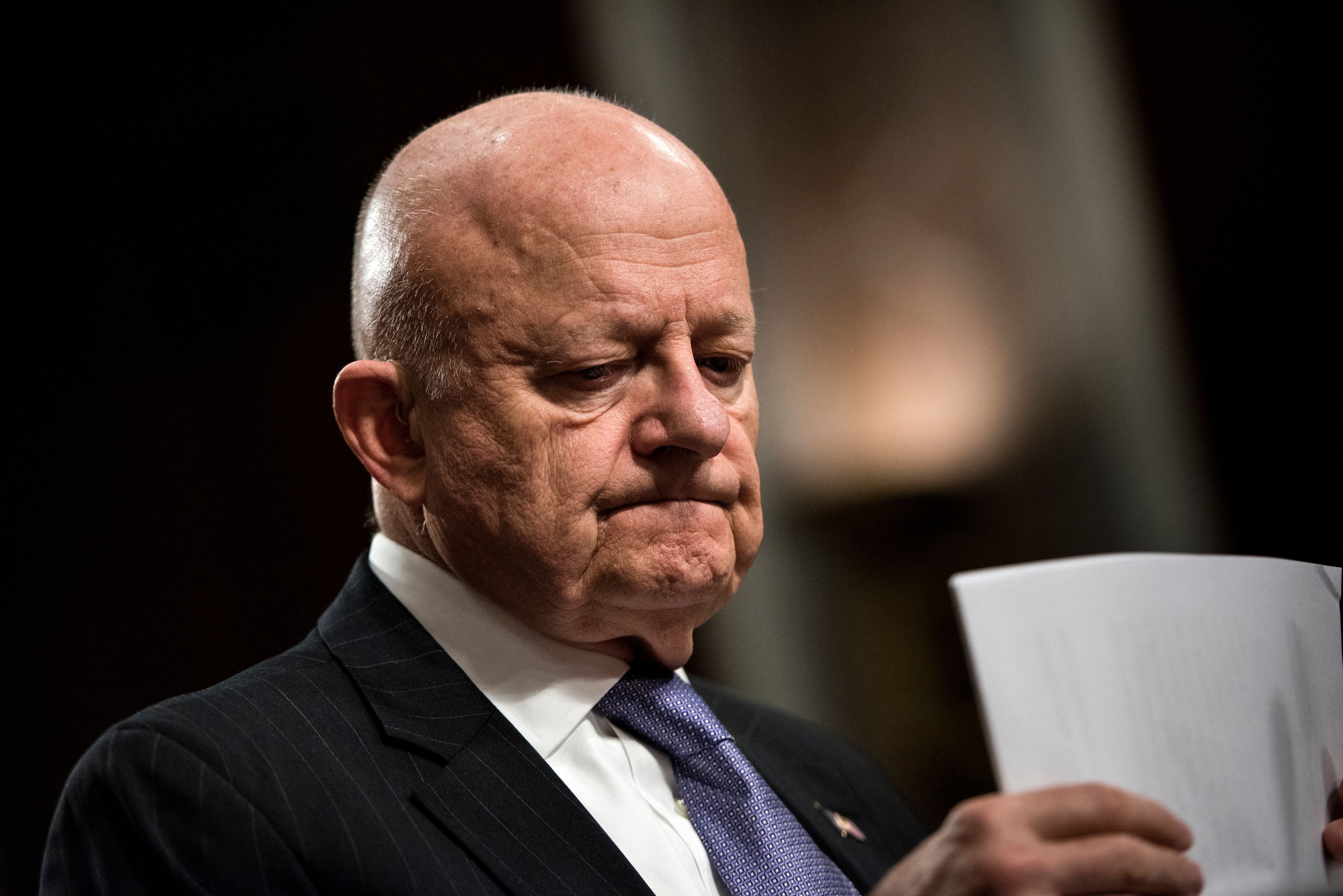 Clapper has denied allegations from Republicans he politicized the investigation into Russia’s election meddling in 2016