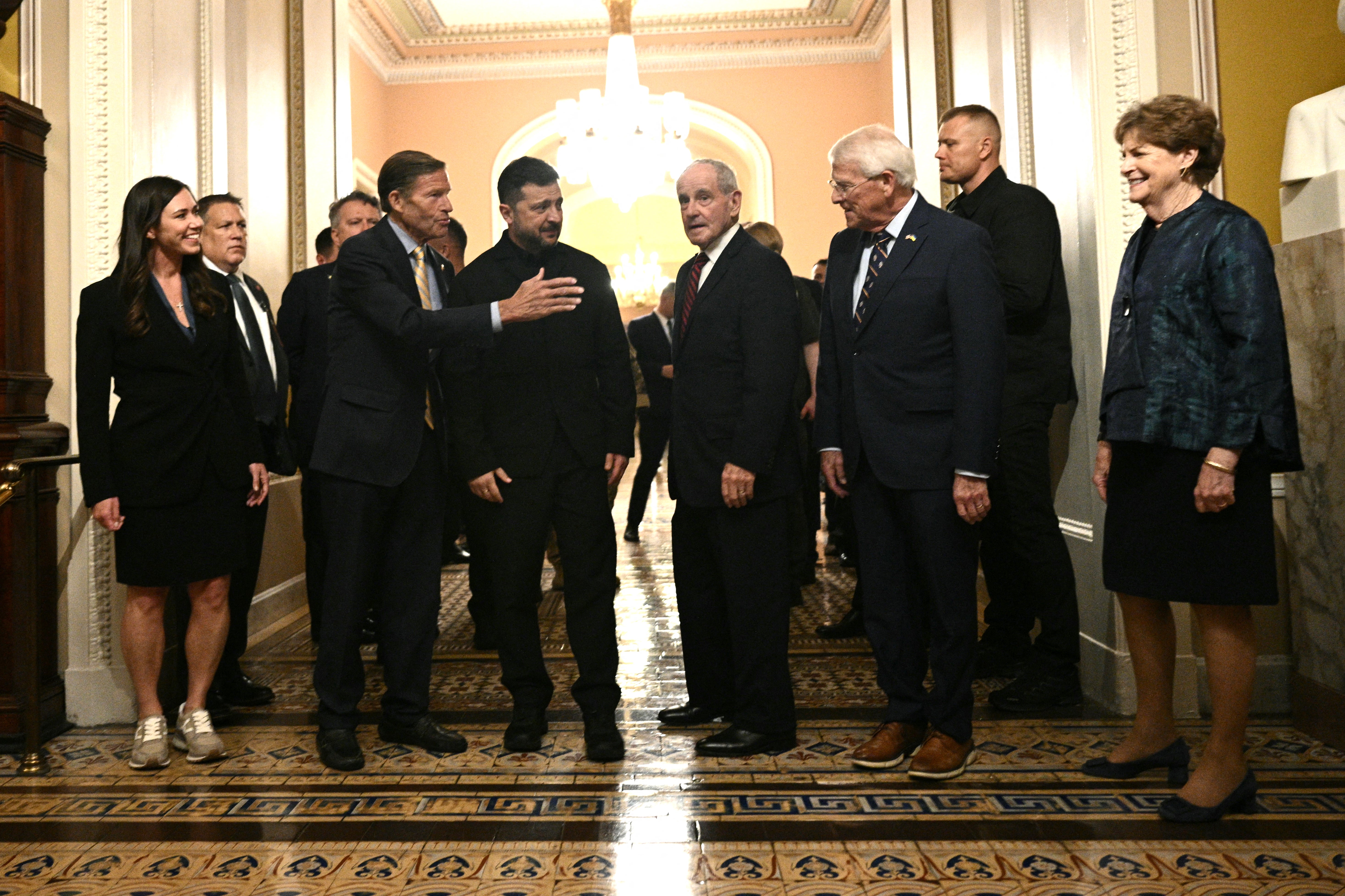 Zelensky met with congress on Tuesday to discuss further sanctions on Russian oil