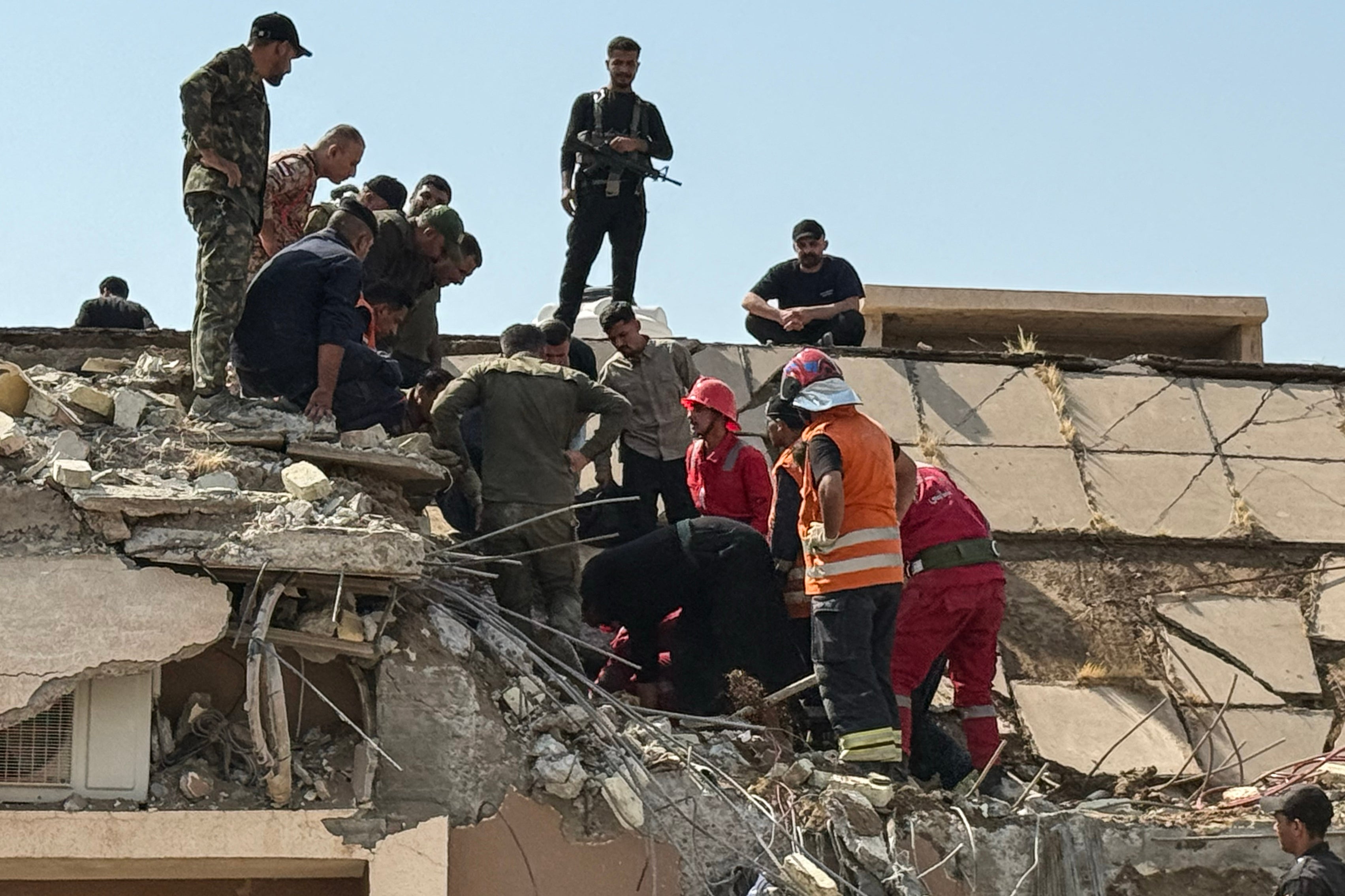 US-Saudi strikes on Iraq killed at least 20 members of a former paramilitary alliance that includes pro-Iran groups (AFP/Getty)