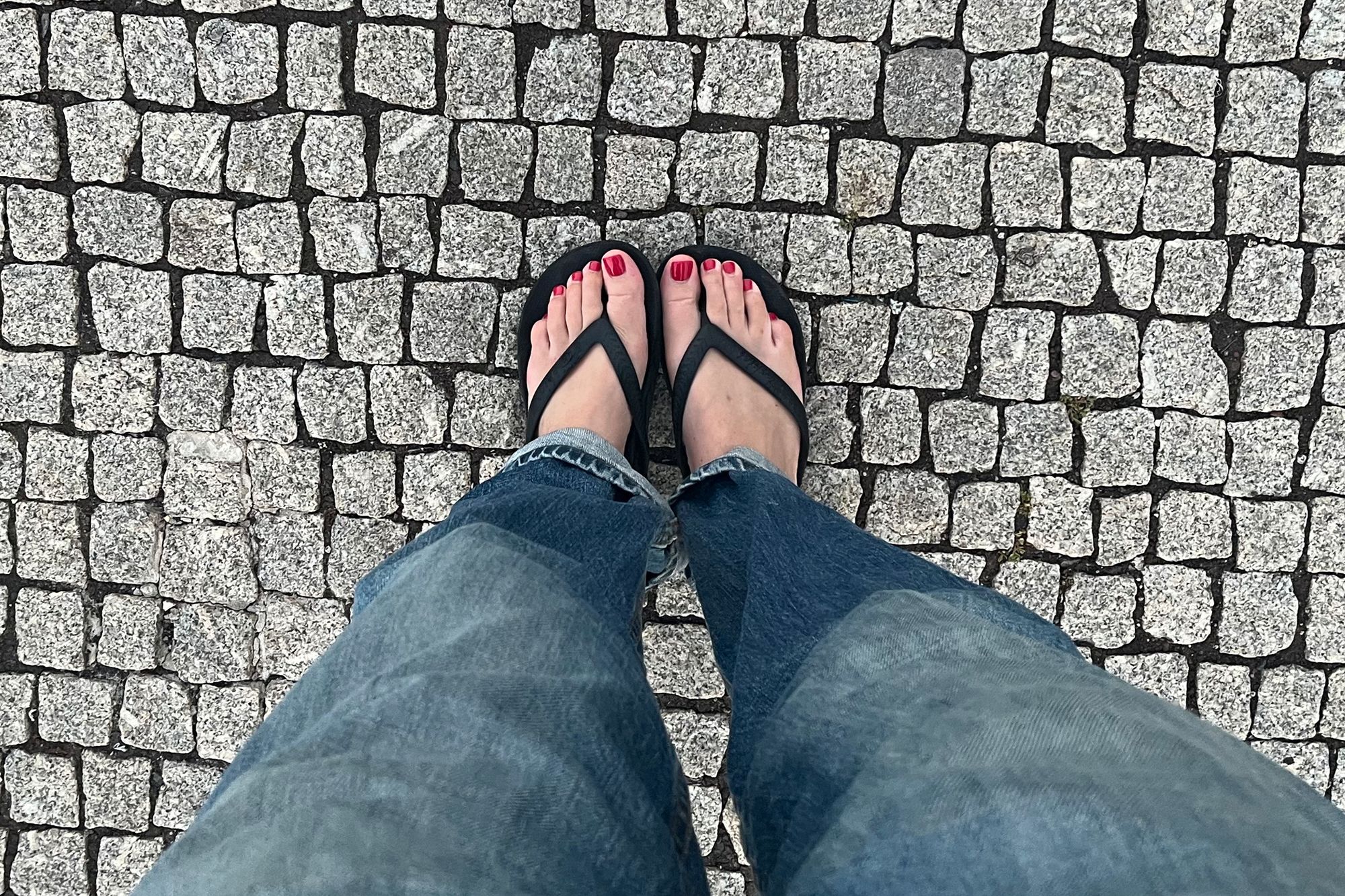 Bang on trend, flip flops are easy to style