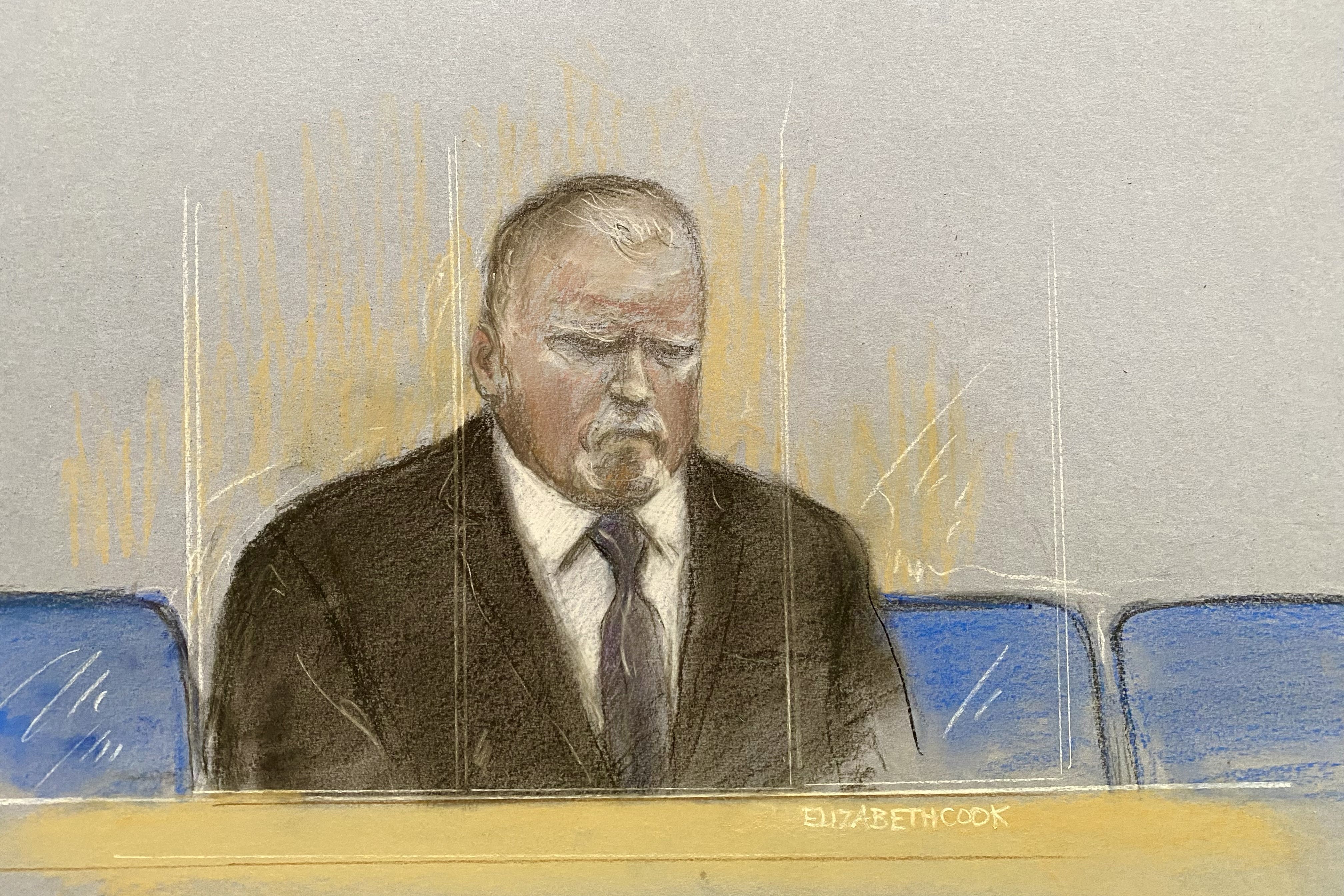Bush also stole from 12 charities and pocketed funeral donations (Elizabeth Cook/PA Wire)