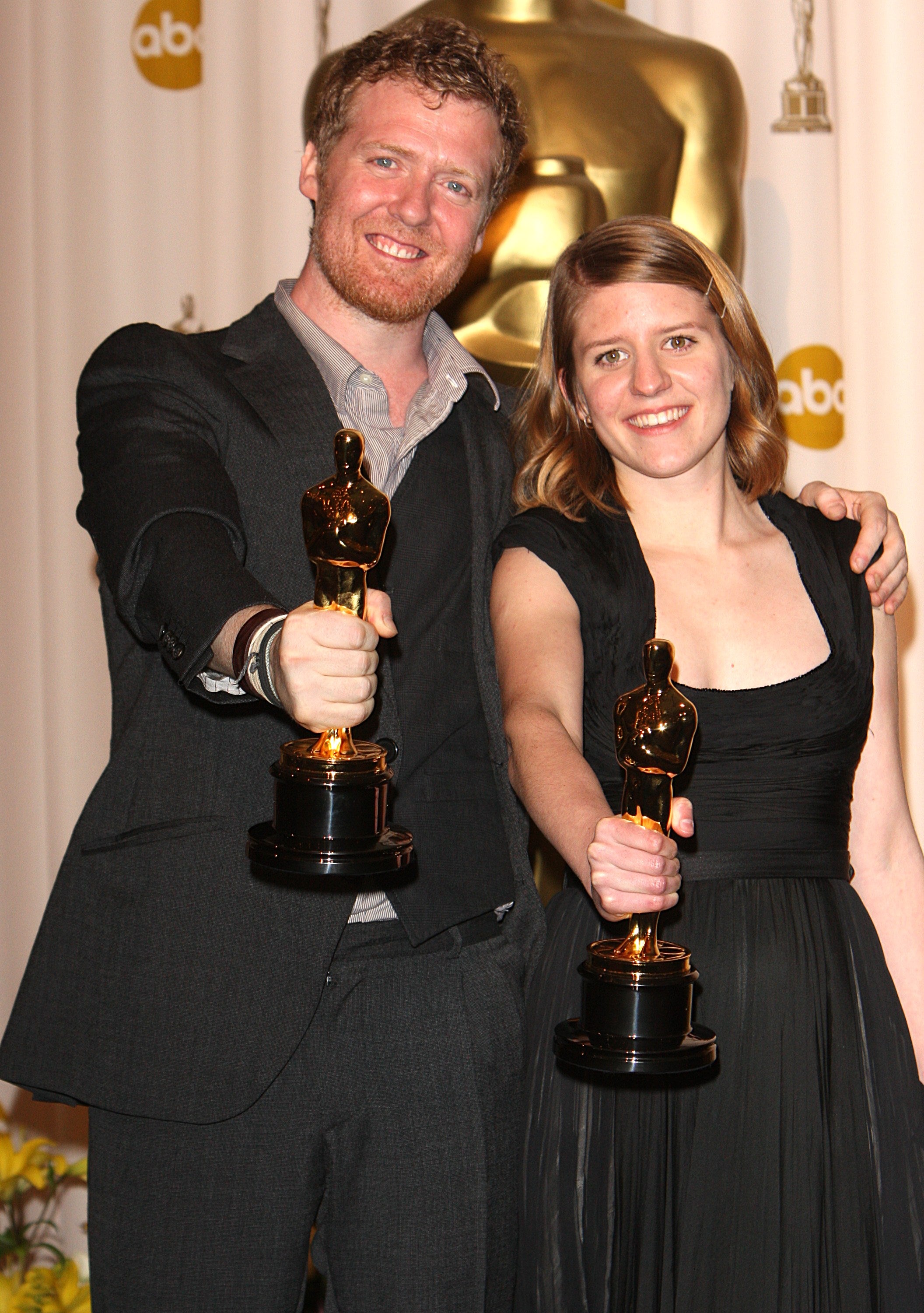 Hansard und Irglová mit ihren Oscars 2008
