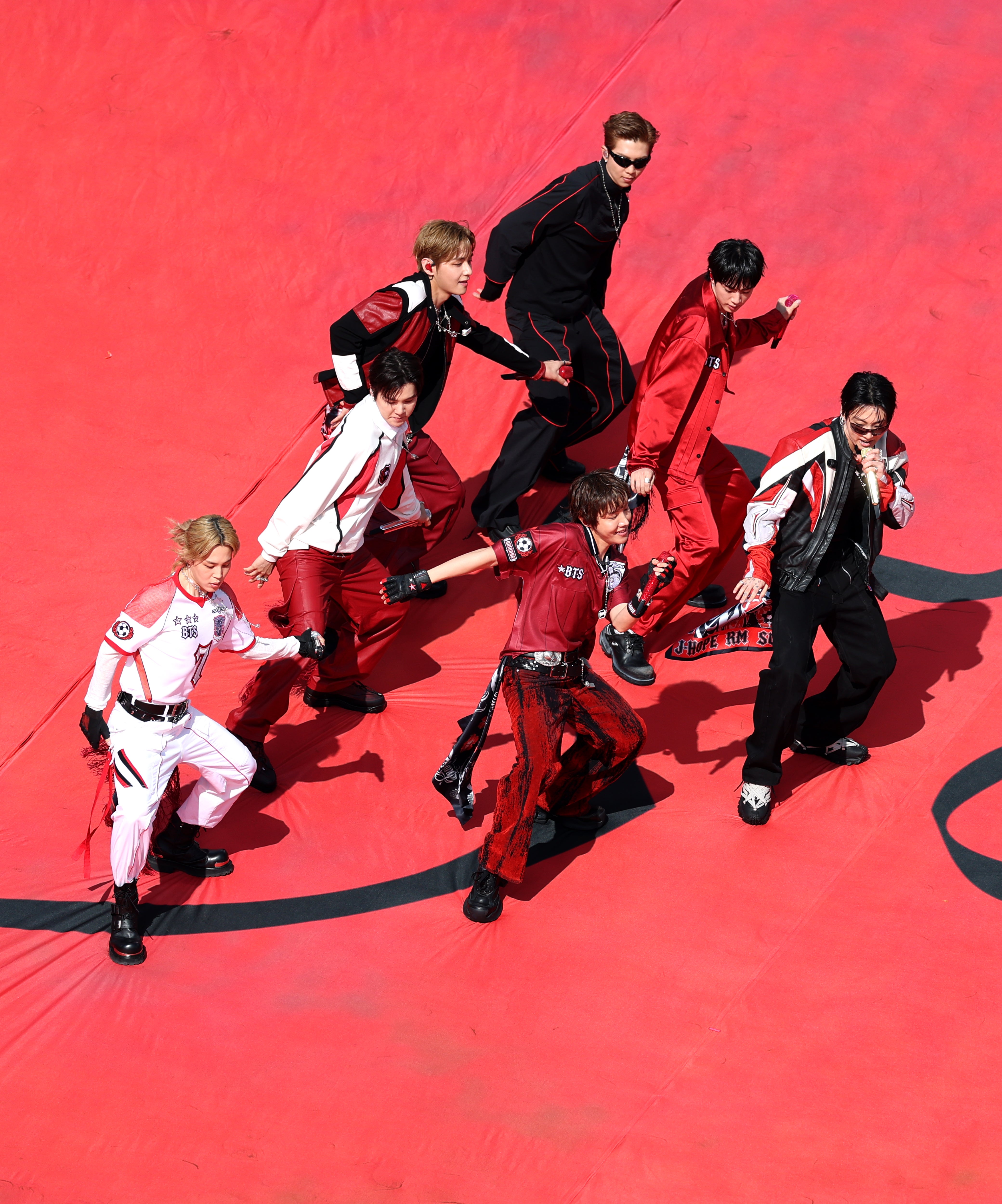 Earlier this month, BTS performed at the first-ever FIFA World Cup final halftime show (Getty)