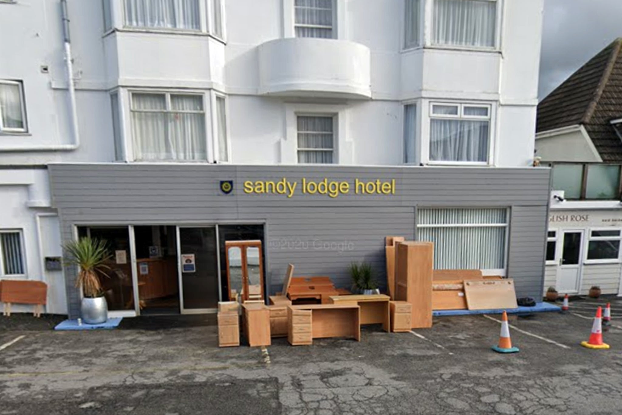 Four people died while James Desborough was living at Sandy Lodge Hotel in Newquay, Cornwall (Google)
