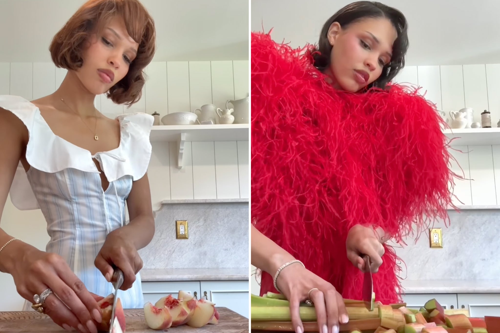 Romanticised domesticity: tradwife influencers like Nara Smith amass millions of followers on Instagram (naraaziza/Instagram)