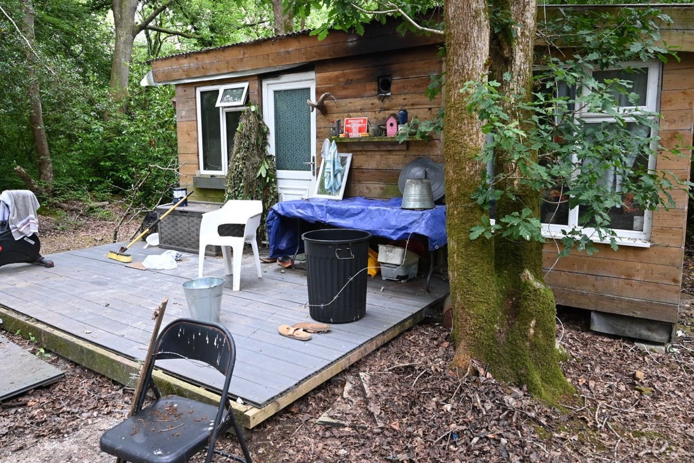 The cabin where James Desborough lived (PA)