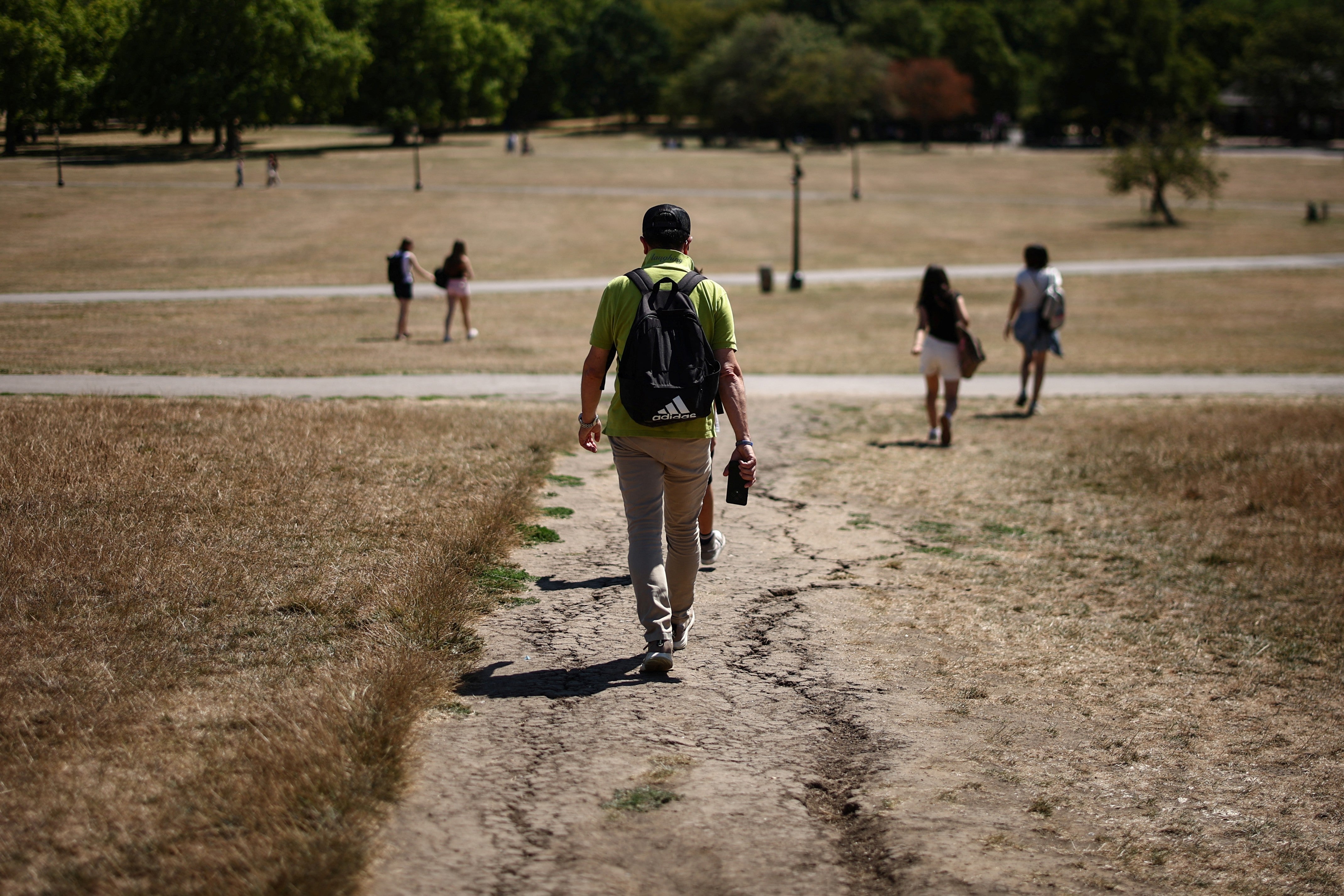 Primrose Hill in central London pictured this week (AFP/Getty)