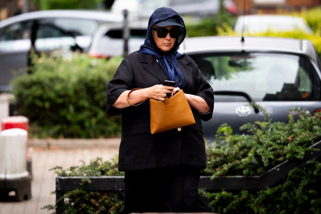 Deborah Franklin pictured during her trial