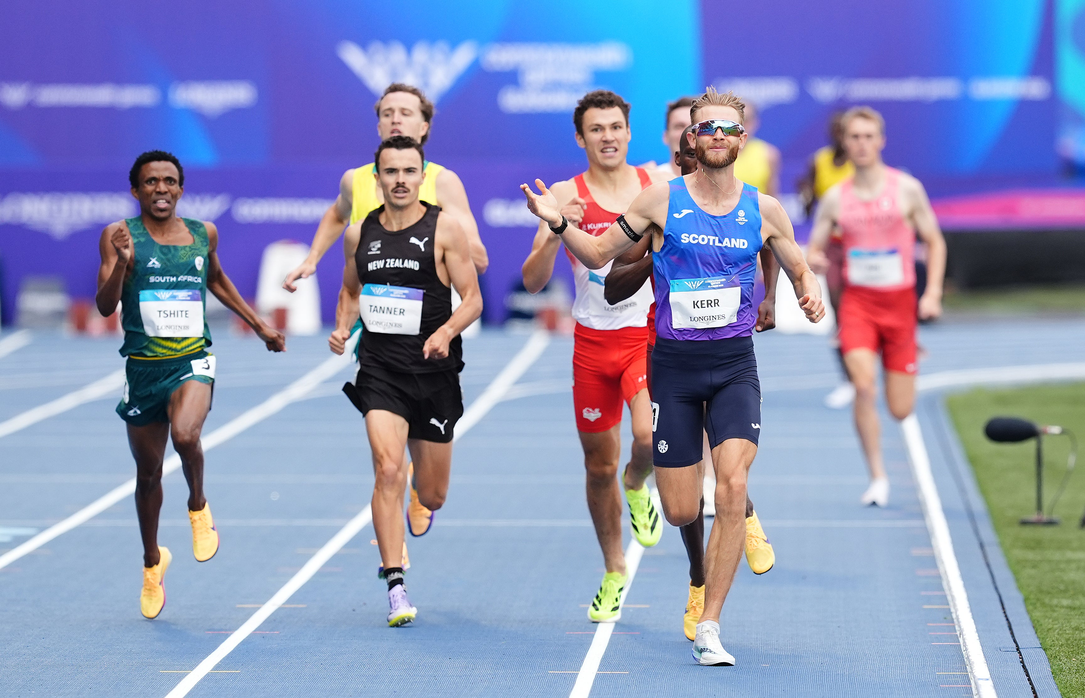 Kerr won his heat to lay down an early marker