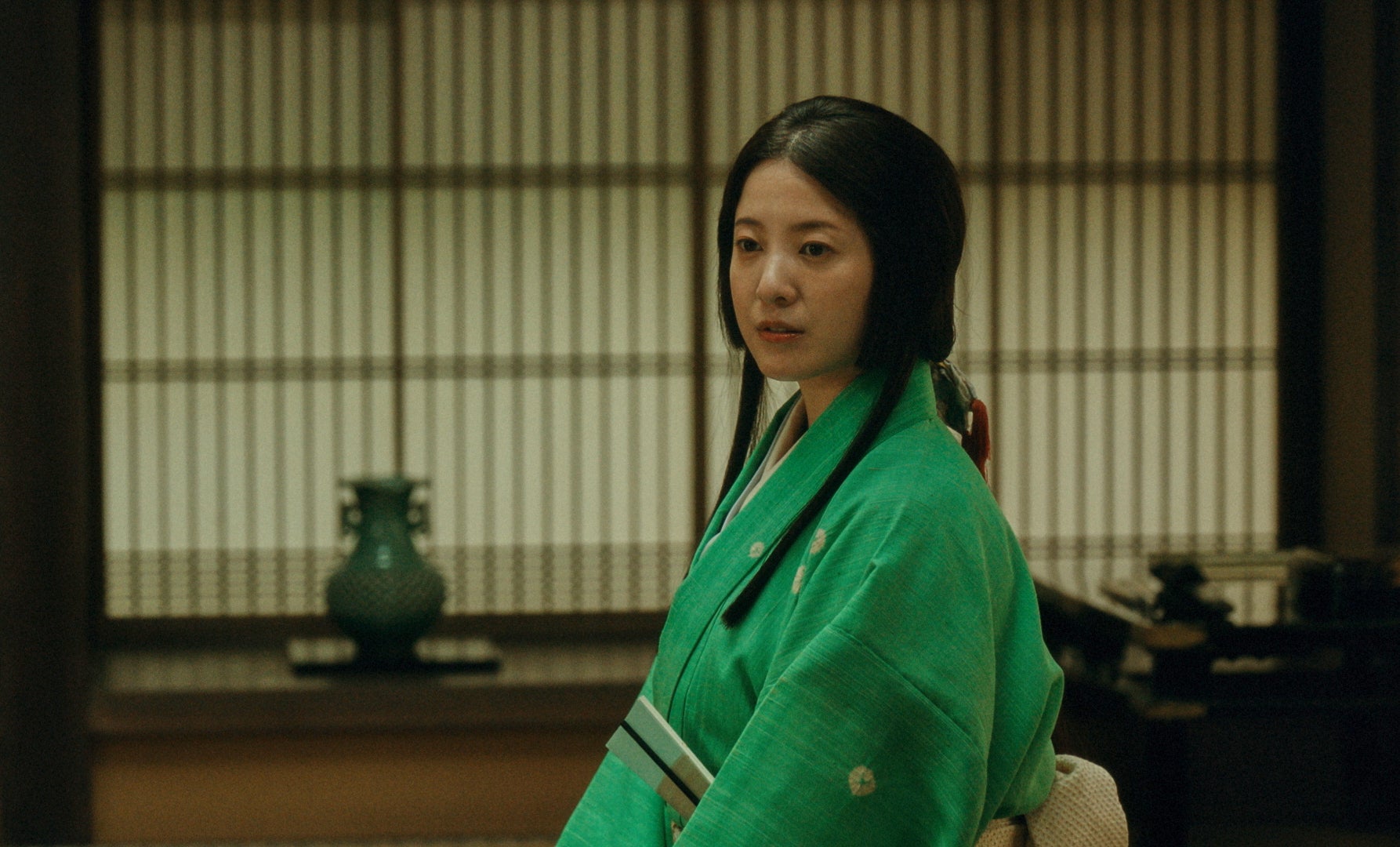 Yuriko Yoshitaka in einer Szene aus „Der Samurai und der Gefangene“.