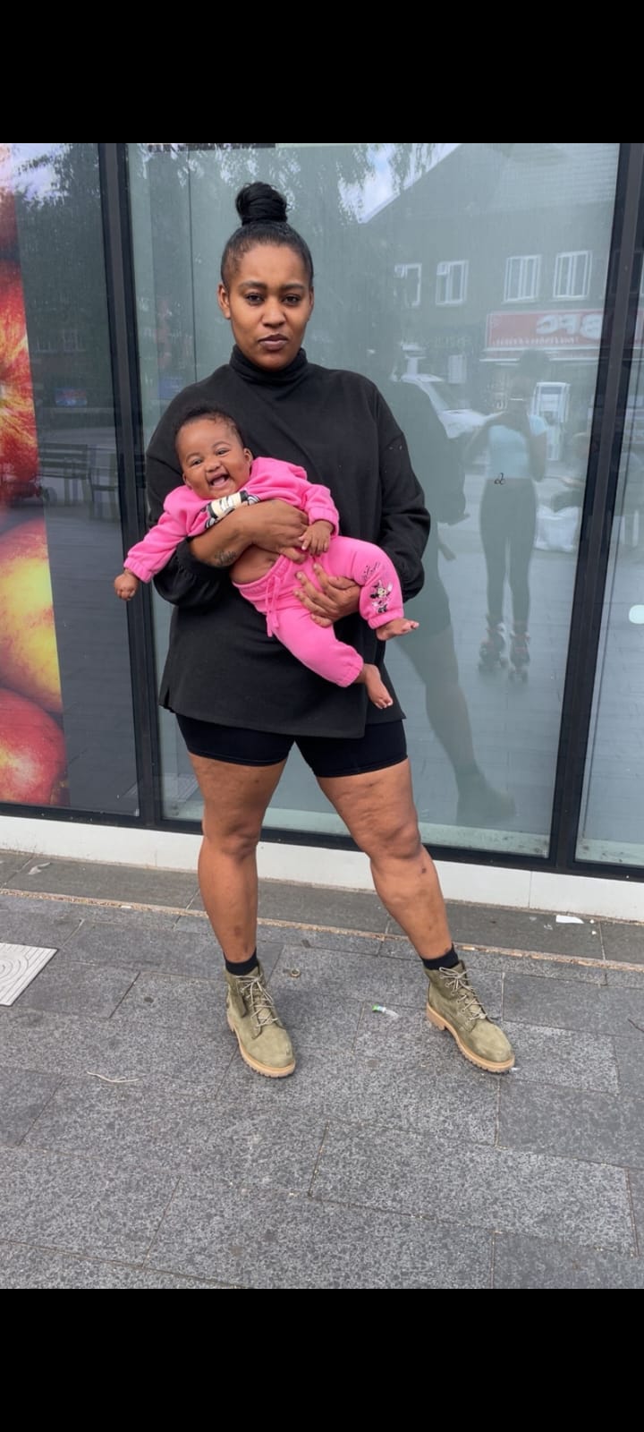 Sabrina Walters, 31, said her one-year-old daughter was ‘dripping with sweat’