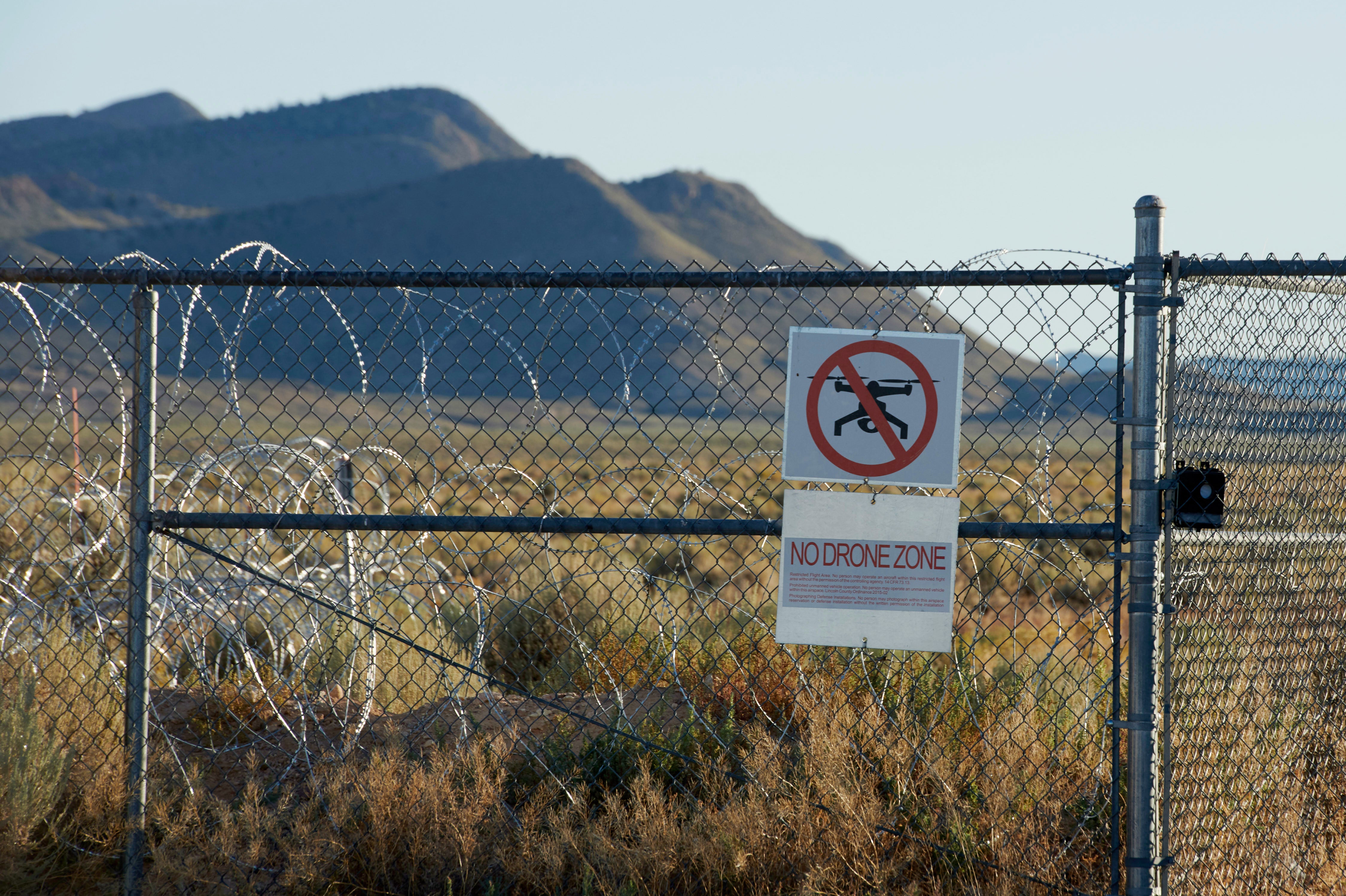 Area 51, a top-secret military site, is located within the Nevada Test and Training Range, which spans about 2.9 million acres
