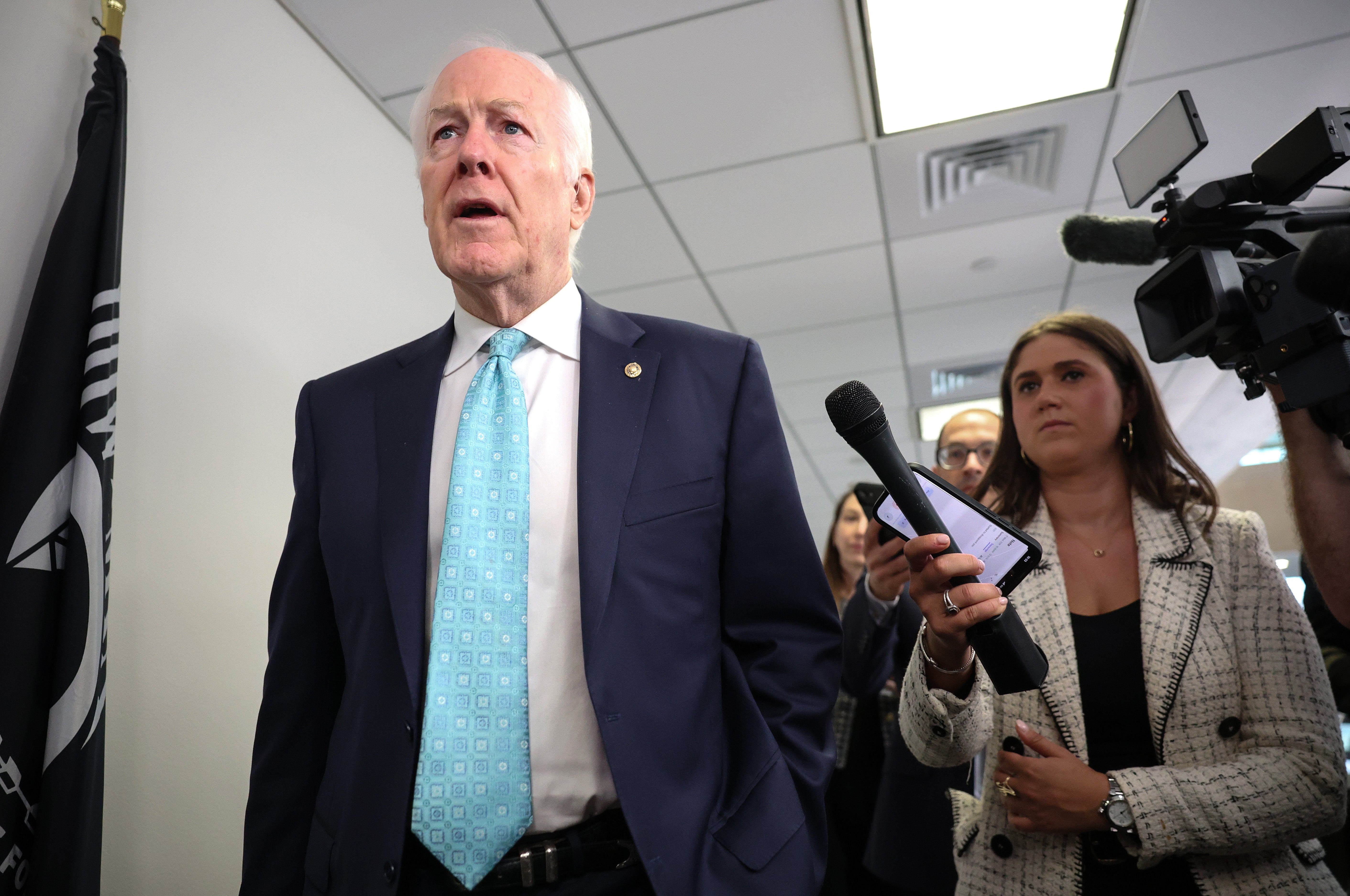 Sen. John Cornyn (R-Texas) canceled his meeting with Acting Attorney General Todd Blanche, showing his growing frustration with Blanche.
