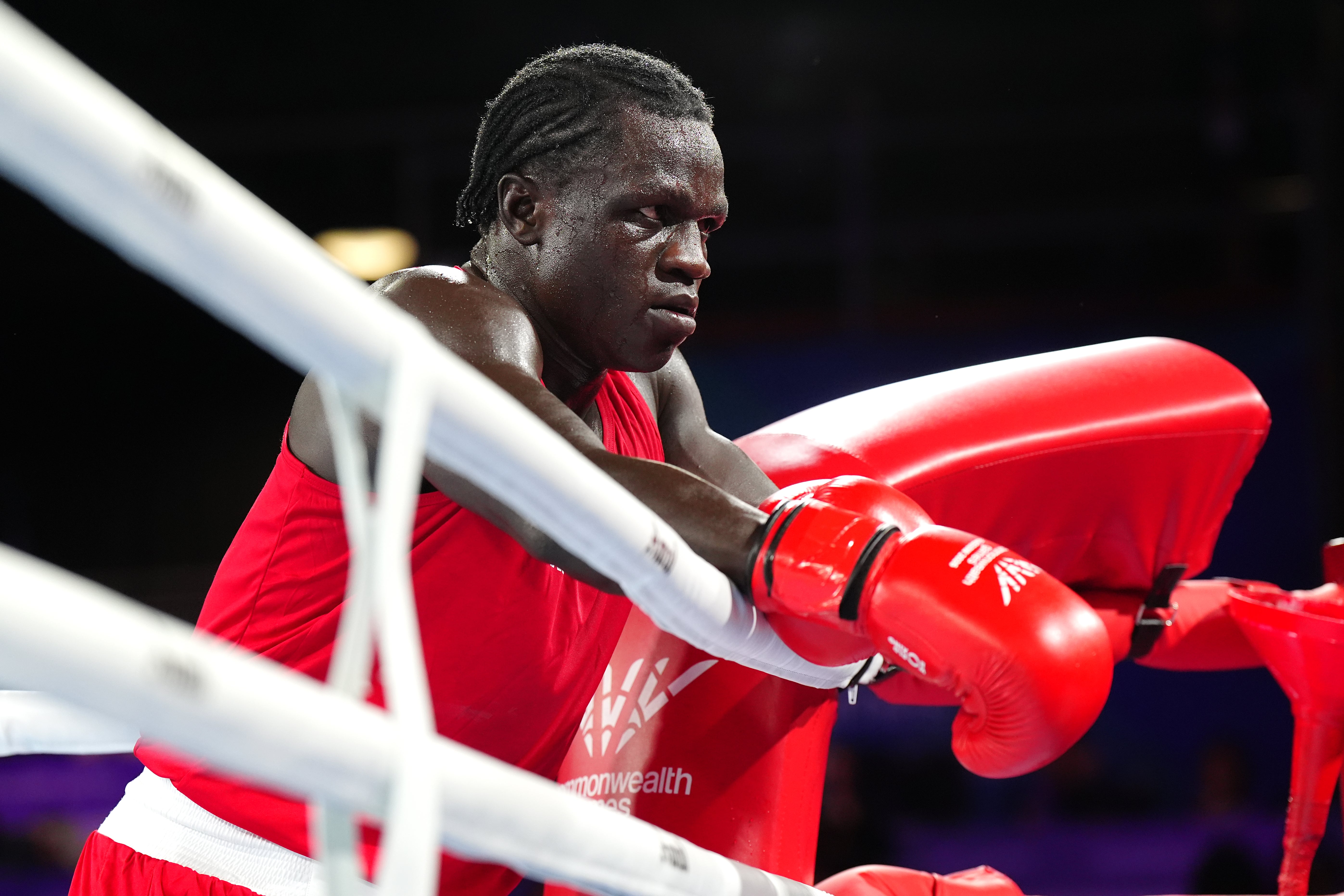 Aziz Abdul was disqualified in the third round against Damar Thomas (Jane Barlow/PA)