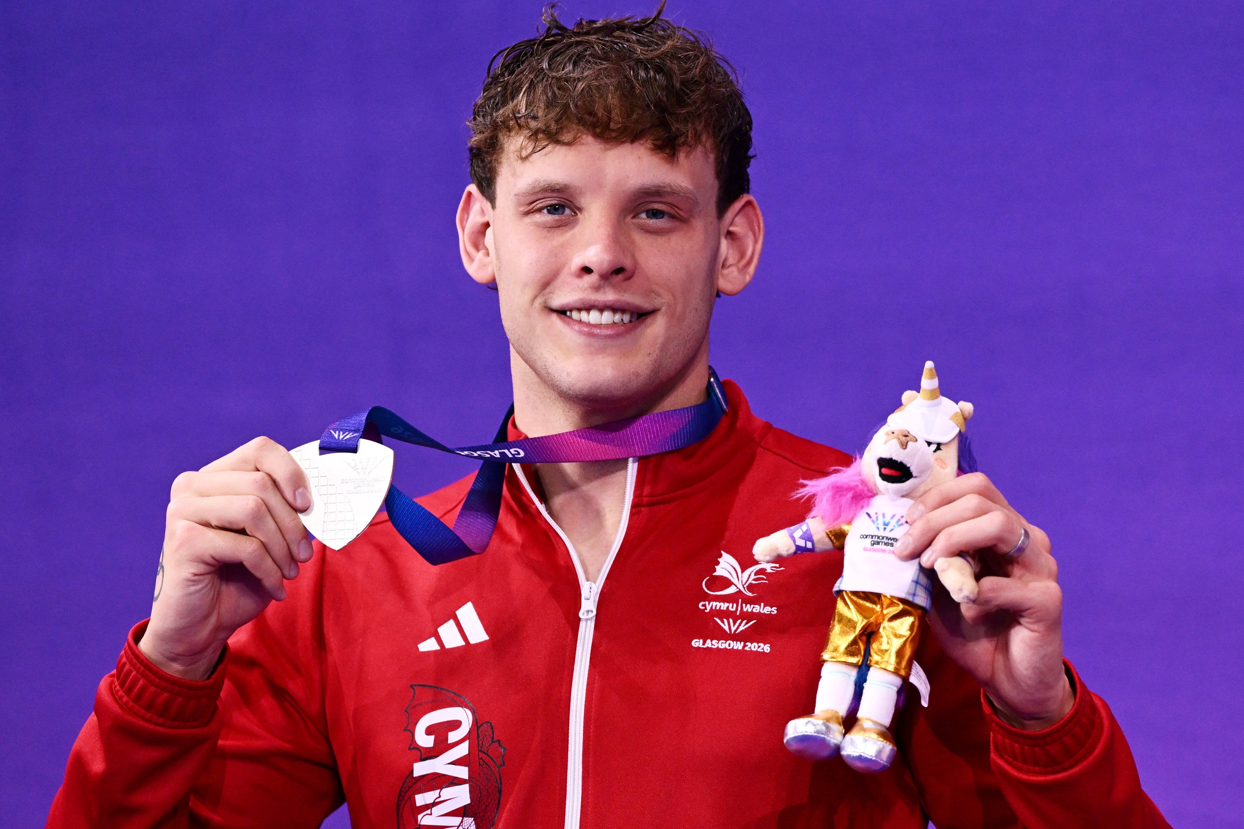Richards made Welsh history by becoming the first swimmer from the nation to win four medals at a single Games (Getty)