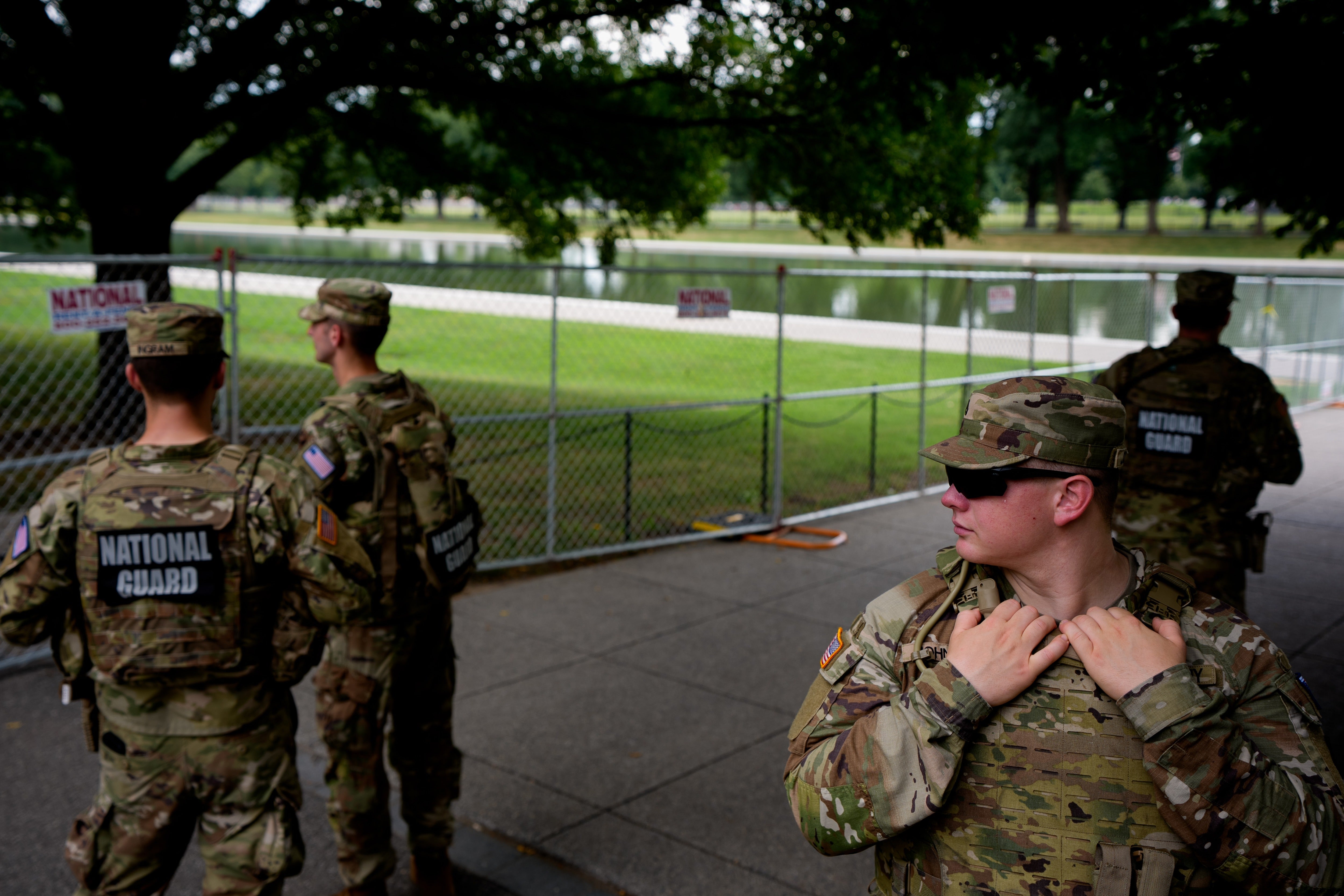 The D.C. National Guard, which runs the academy, said 'it would be premature to speculate' the cause of the illnesses