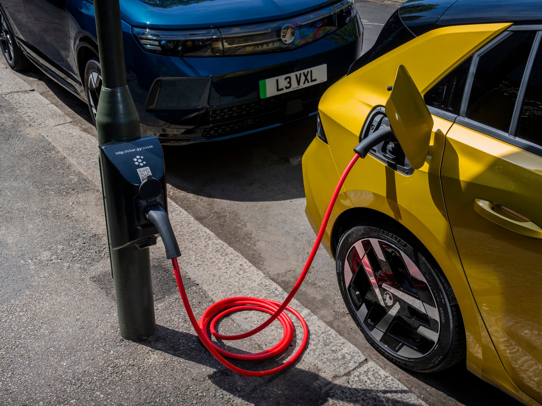 Accessible EV charging points should meet the British Standards Institution's PAS 1899:2022 accessibility standard (Vauxhall)