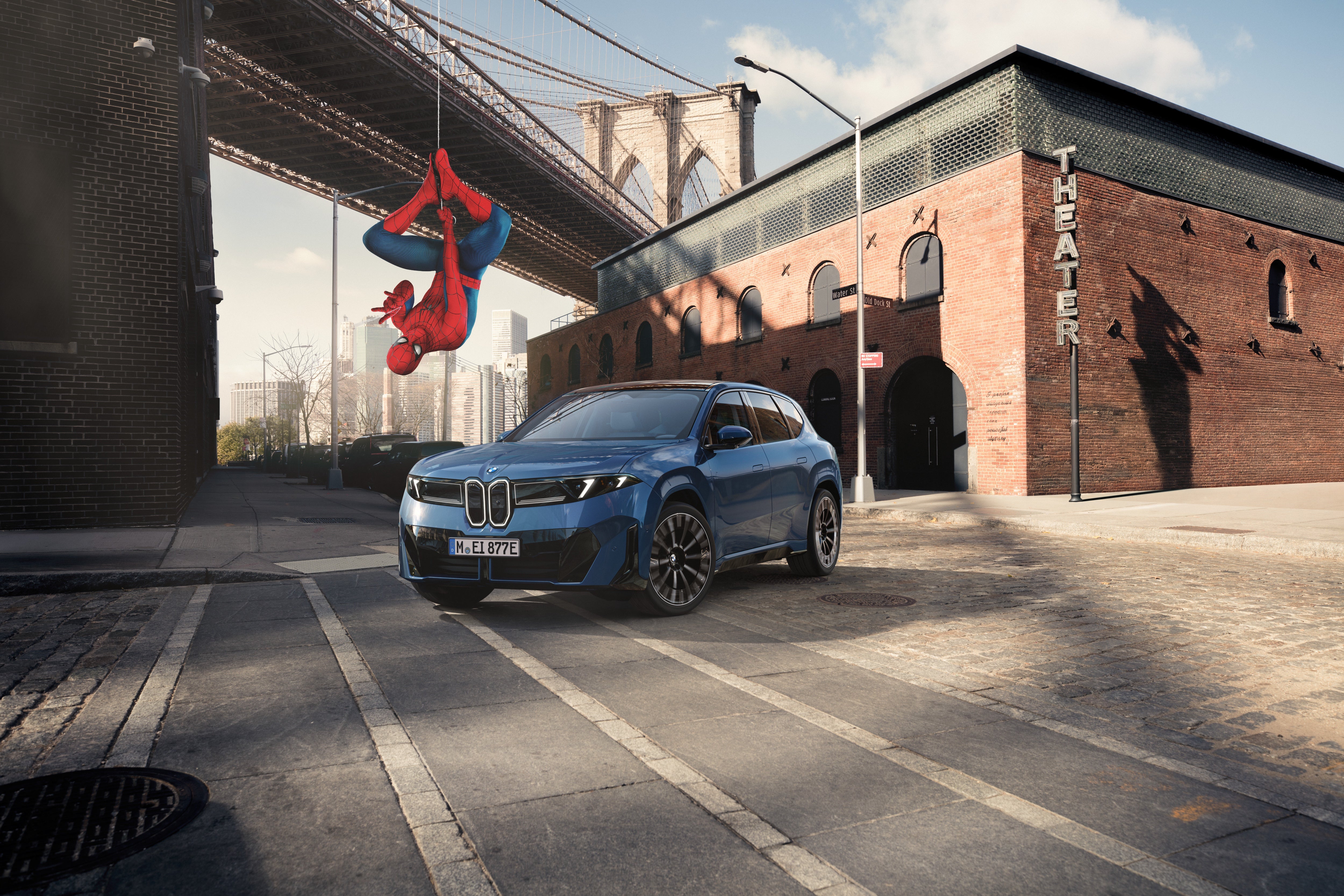 BMW's relationship with Spider-Man means owners can download special animations into their cars