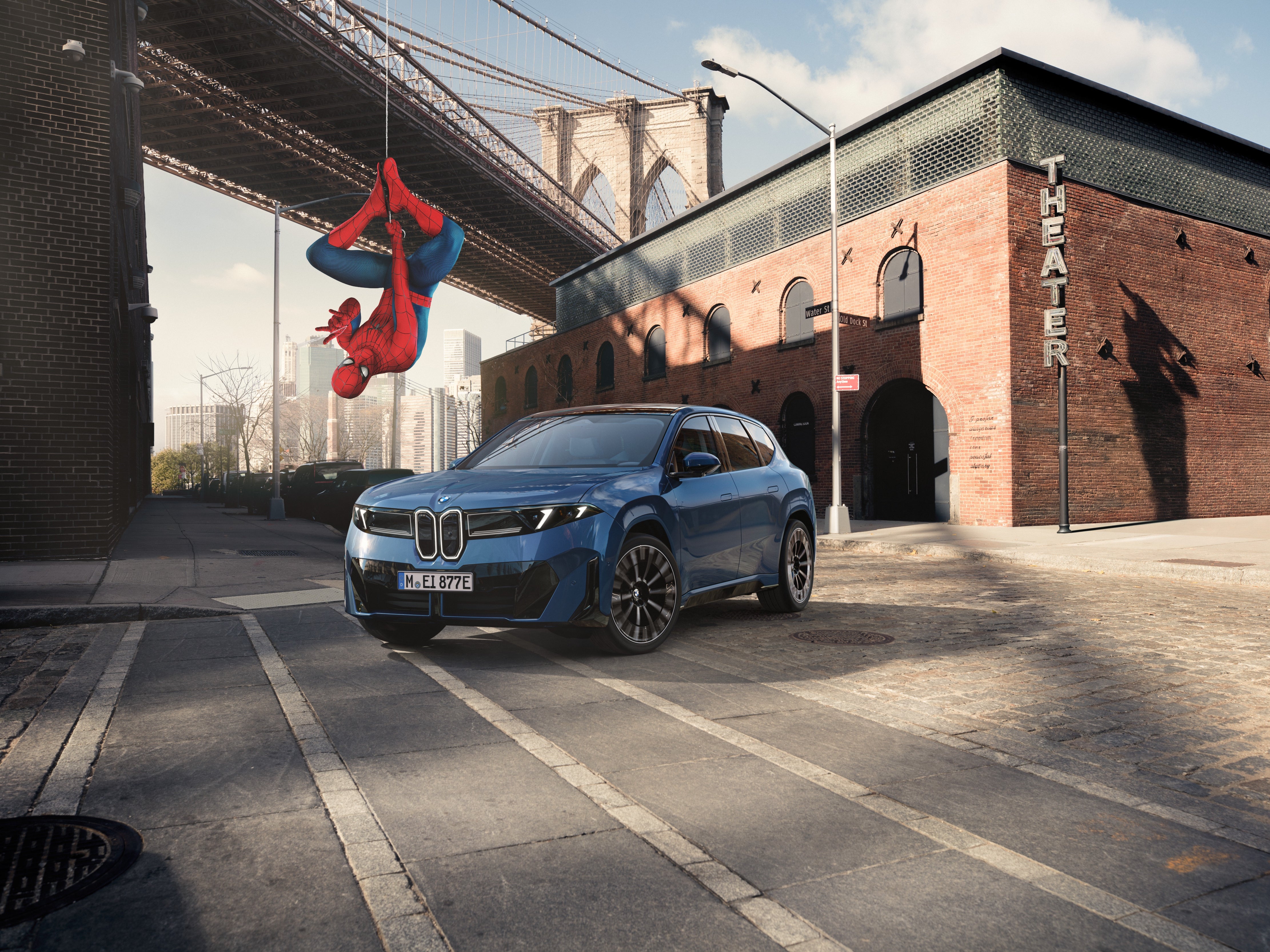 BMW's relationship with Spider-Man means owners can download special animations into their cars (BMW)