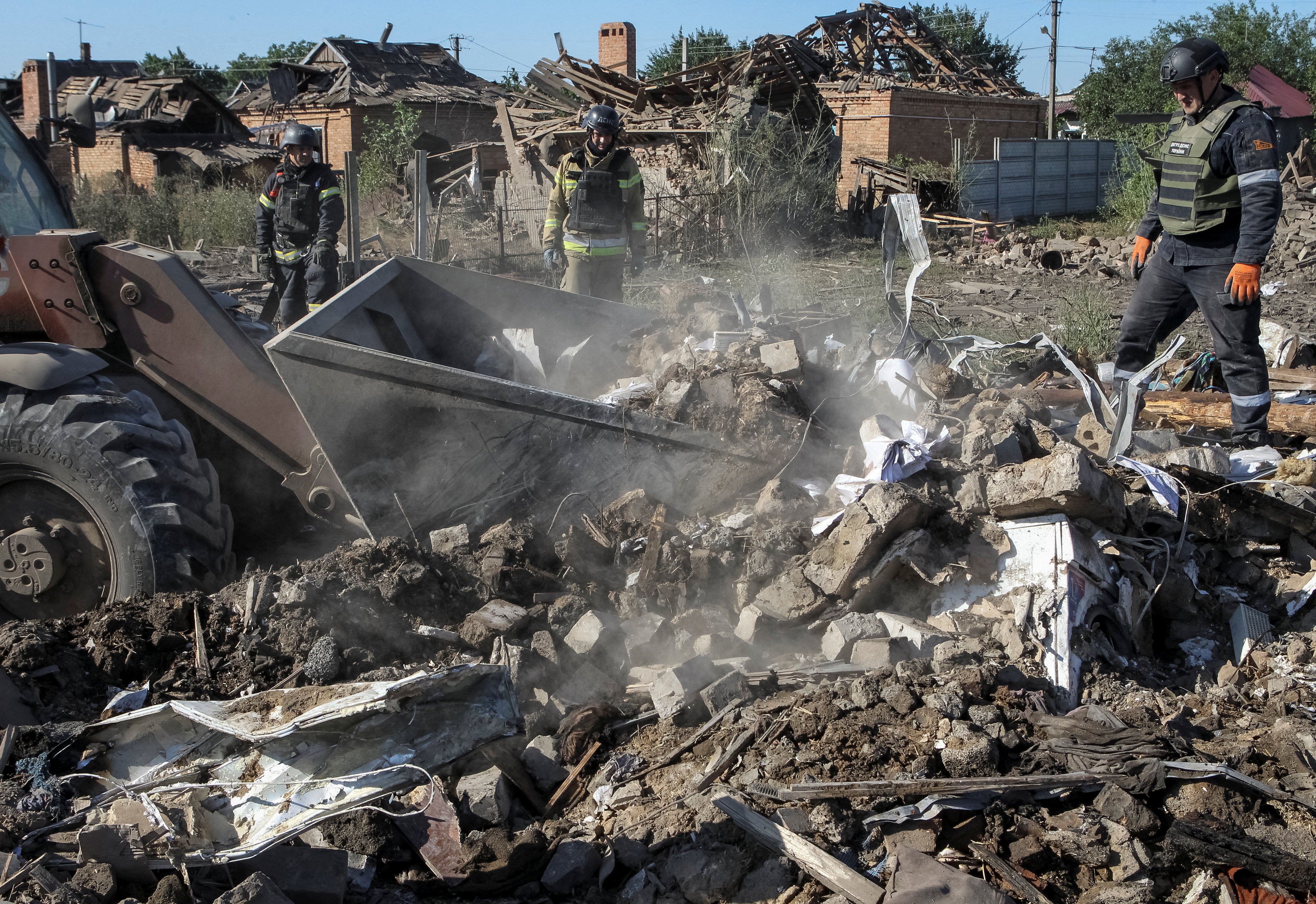 Zelensky said preliminary data shows a North Korean missile was used (Reuters)
