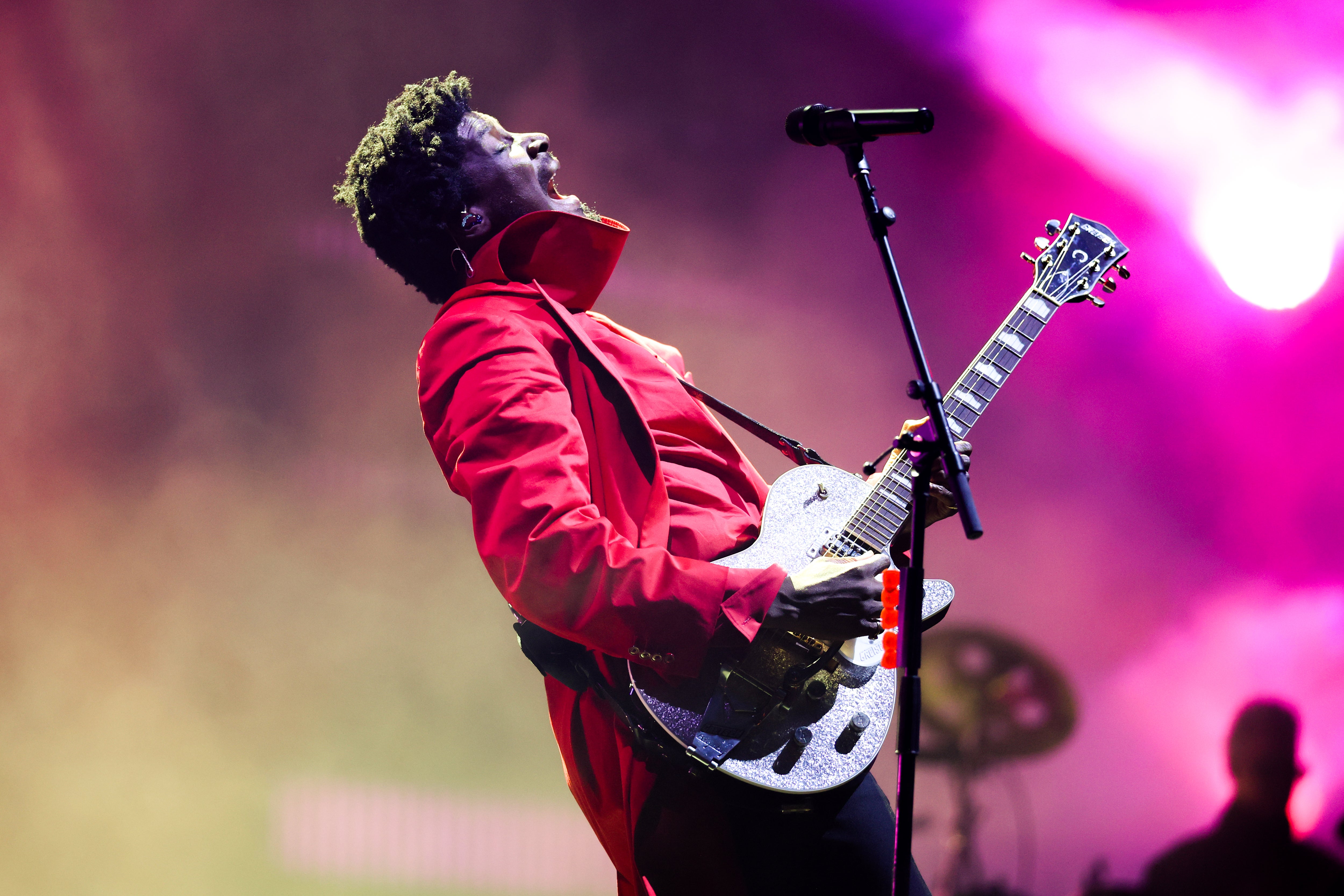 Labrinth performing at Coachella earlier this year