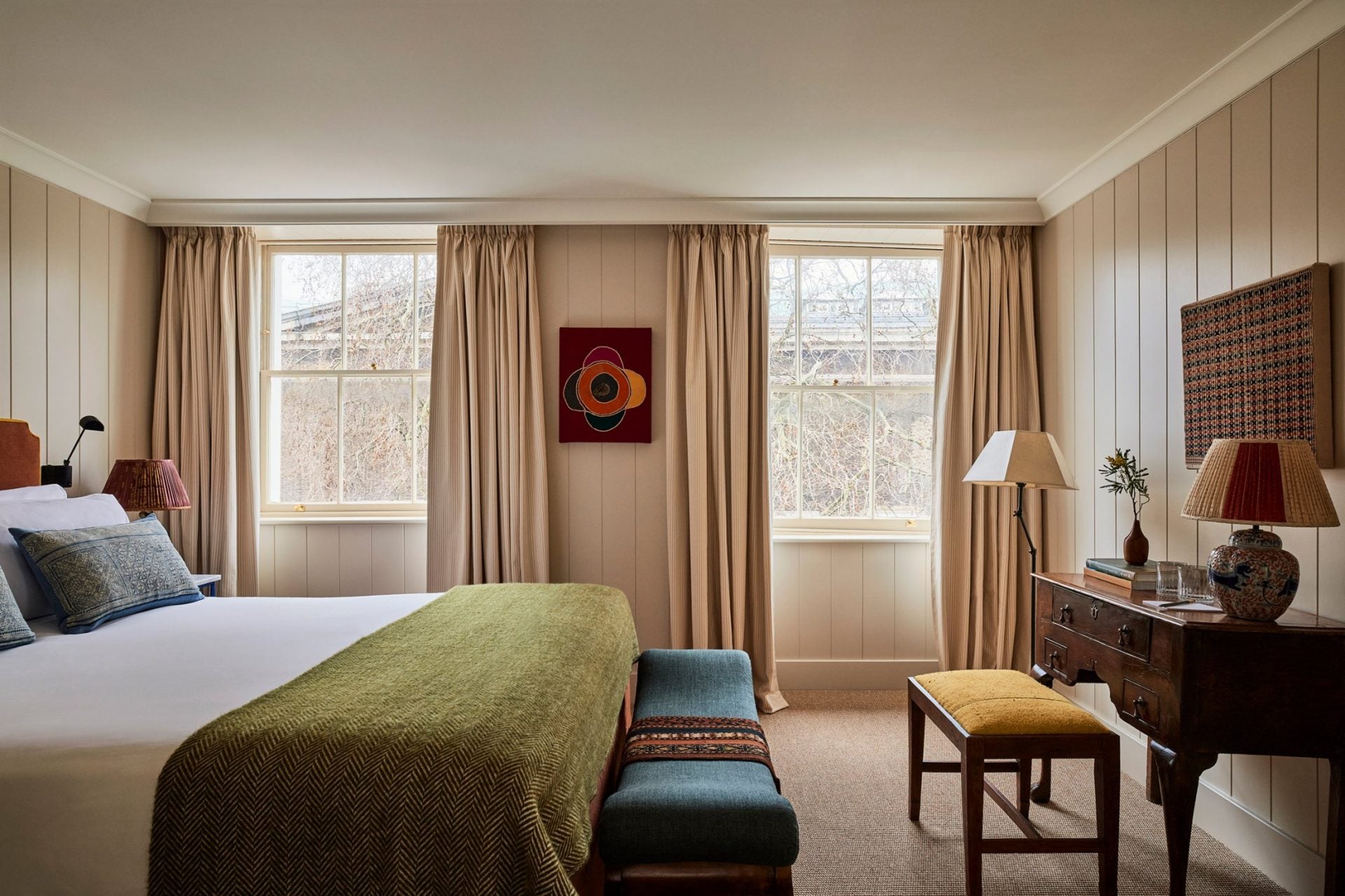 Rooms are thoughtfully designed in jewel tones (Zetter Bloomsbury)