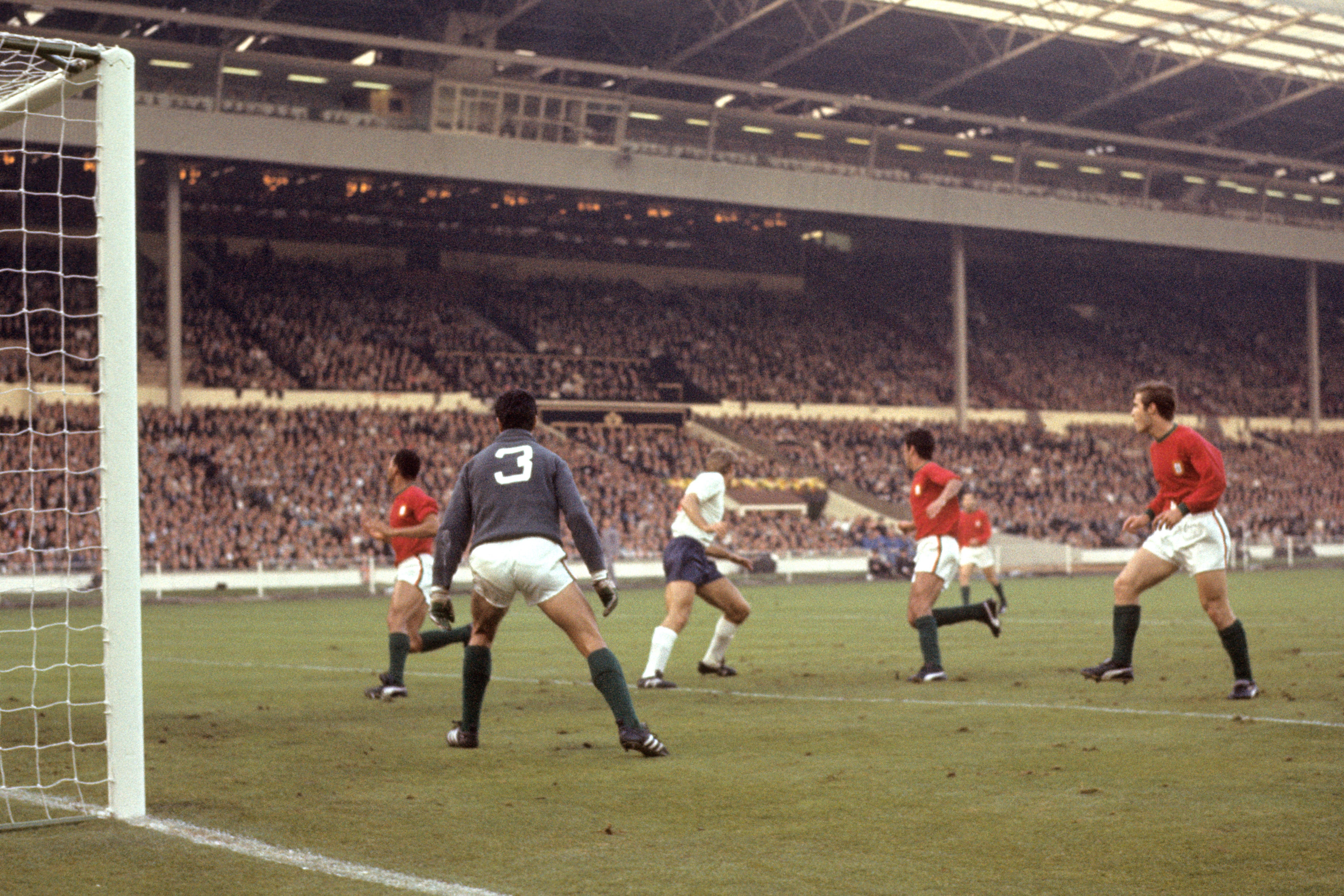 The semi-final between England and Portugal (PA) (PA Archive)