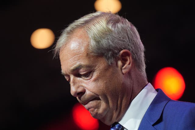 Farage plummets to lowest approval level since election in new poll
