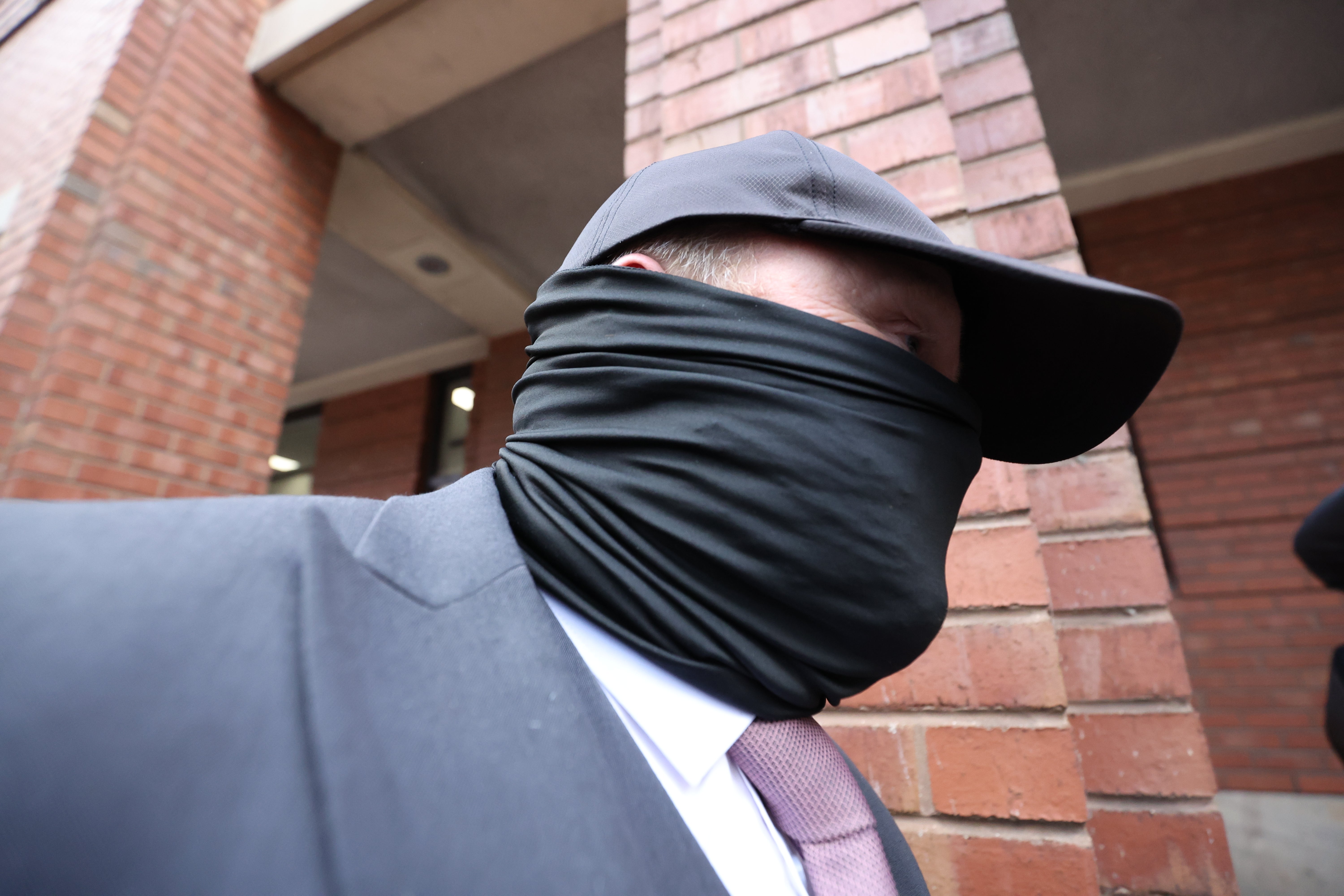 Funeral director Robert Bush outside court