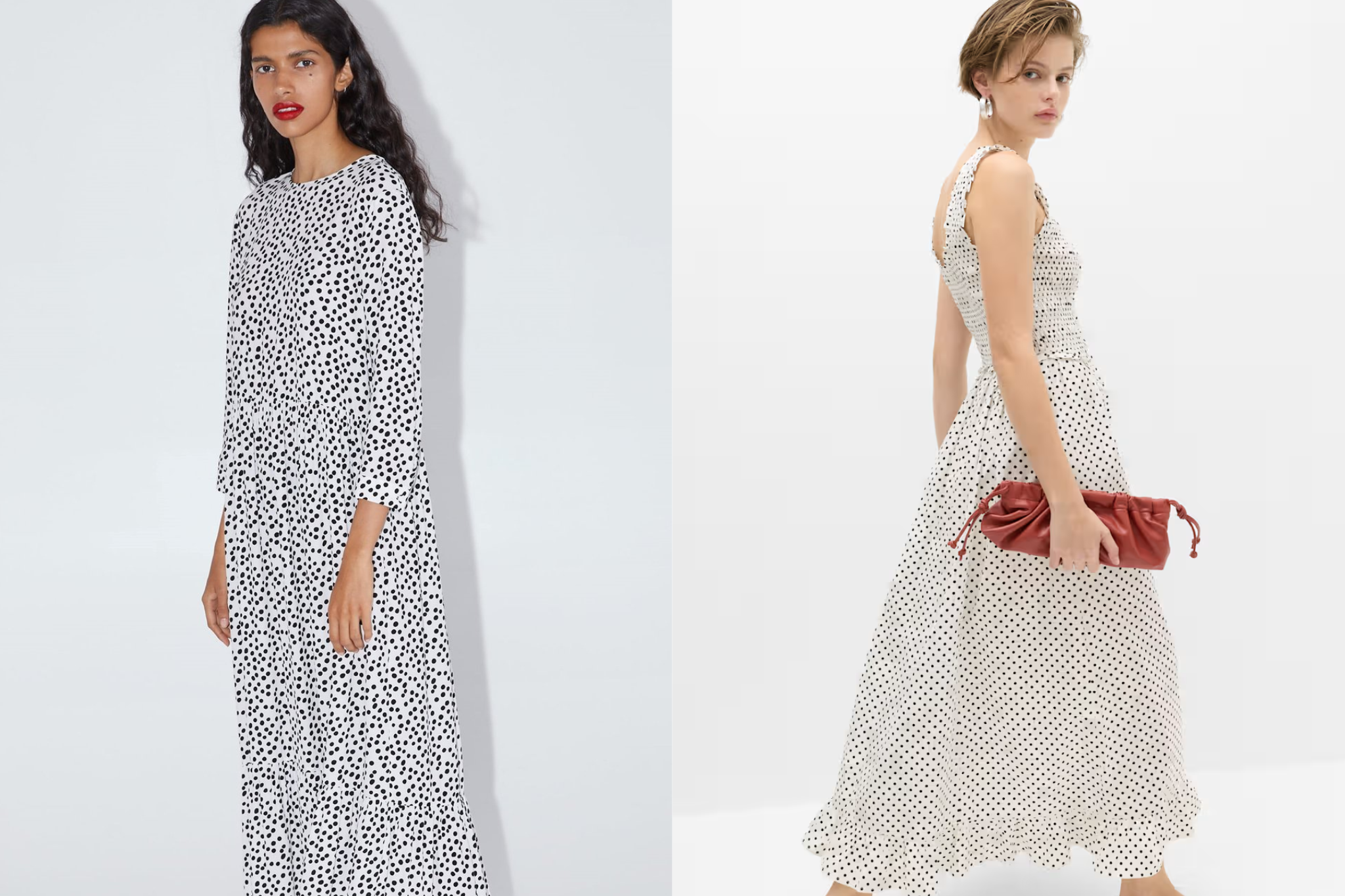 Reborn: 2019’s viral spotted Zara dress alongside M&S’s 2026 offering