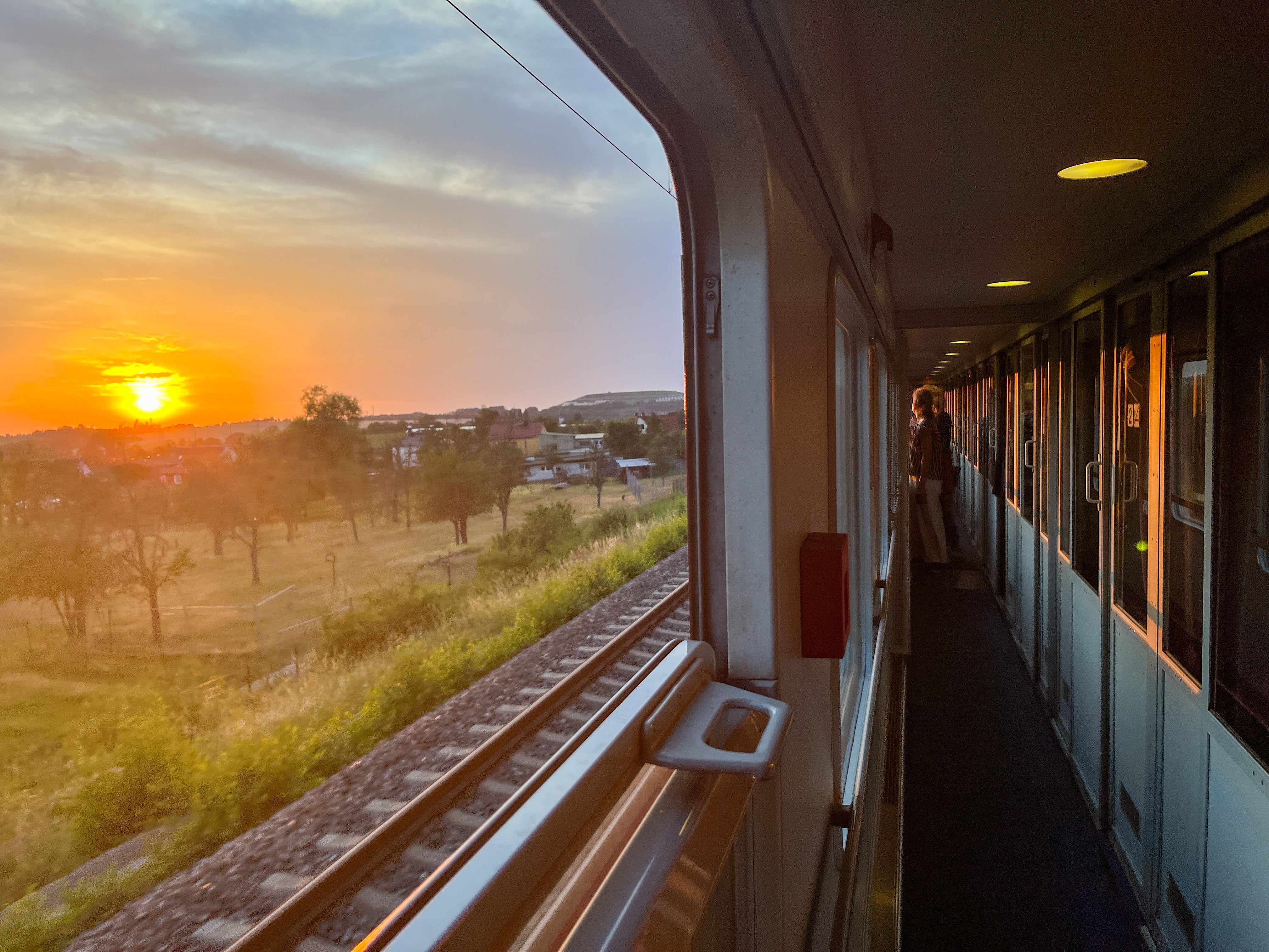Catch the sunset from your European Sleeper carriage
