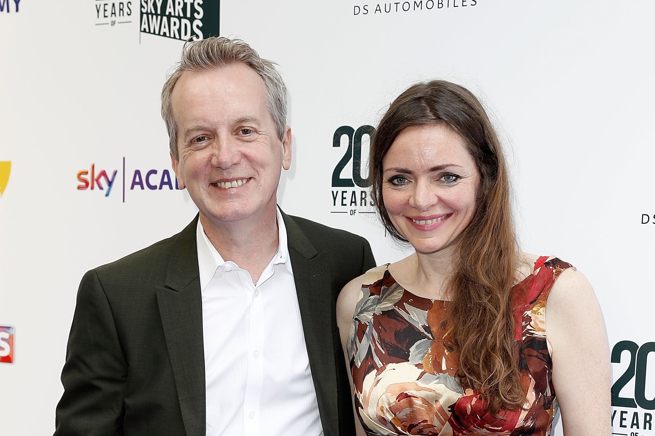Skinner and his now wife, Cath Mason, photographed in 2016 (Getty)