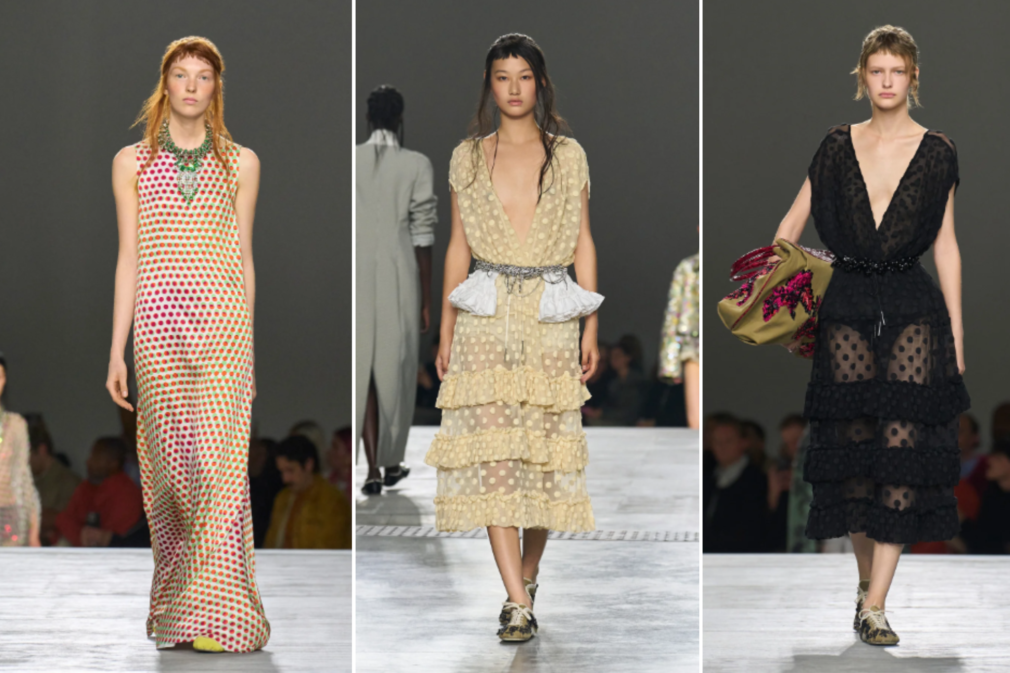 Not just a throwback: the print got a modern update at this year's SS26 runway show