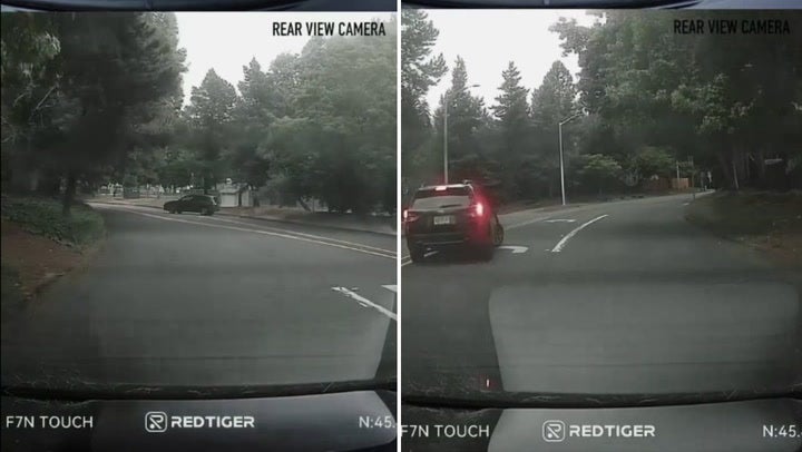 Driver reverses for over a mile in shocking road rage pursuit