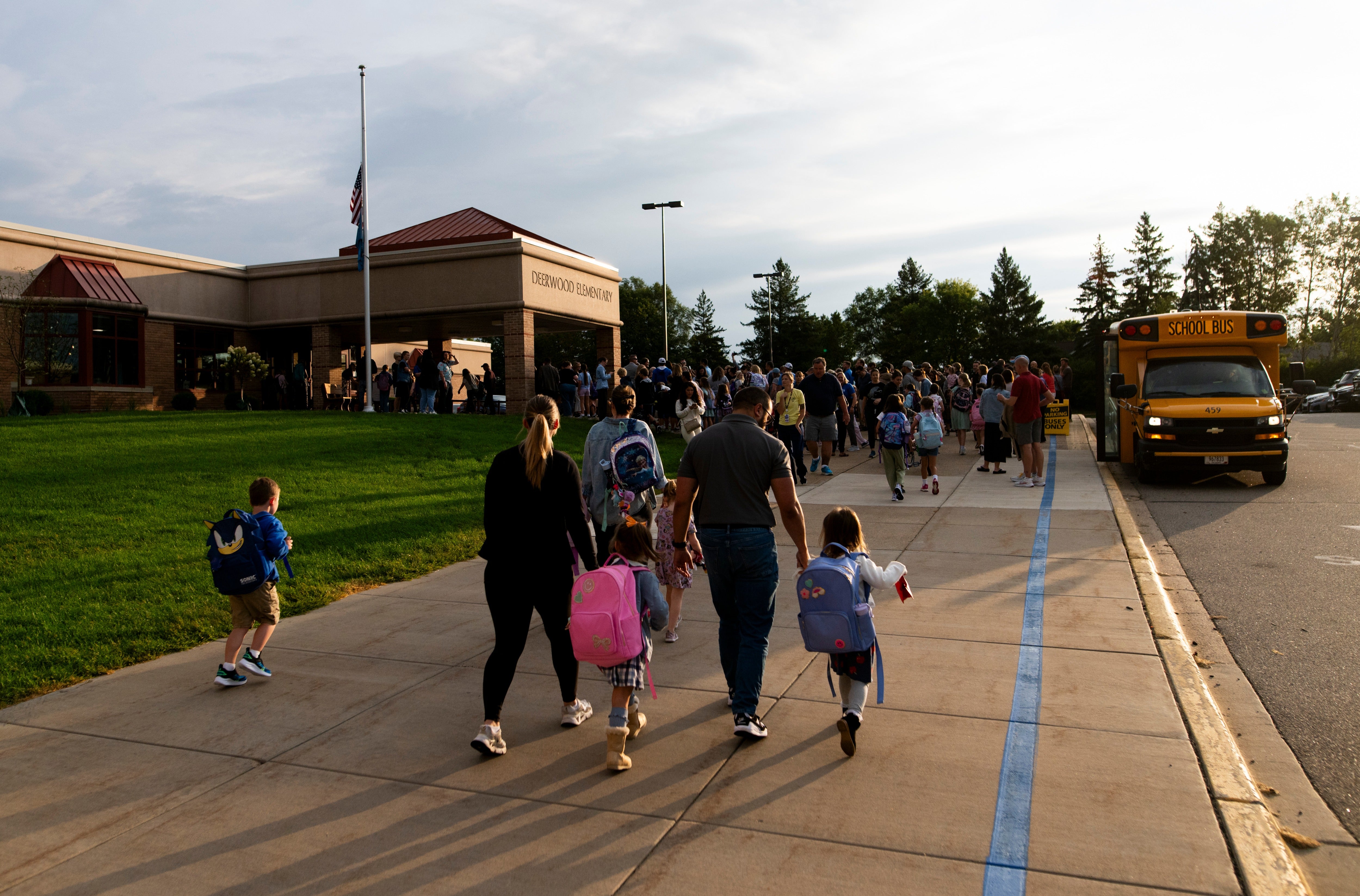 Parents spent roughly 7,000 minutes a year in the car taking their kids to the next event (Getty Images)