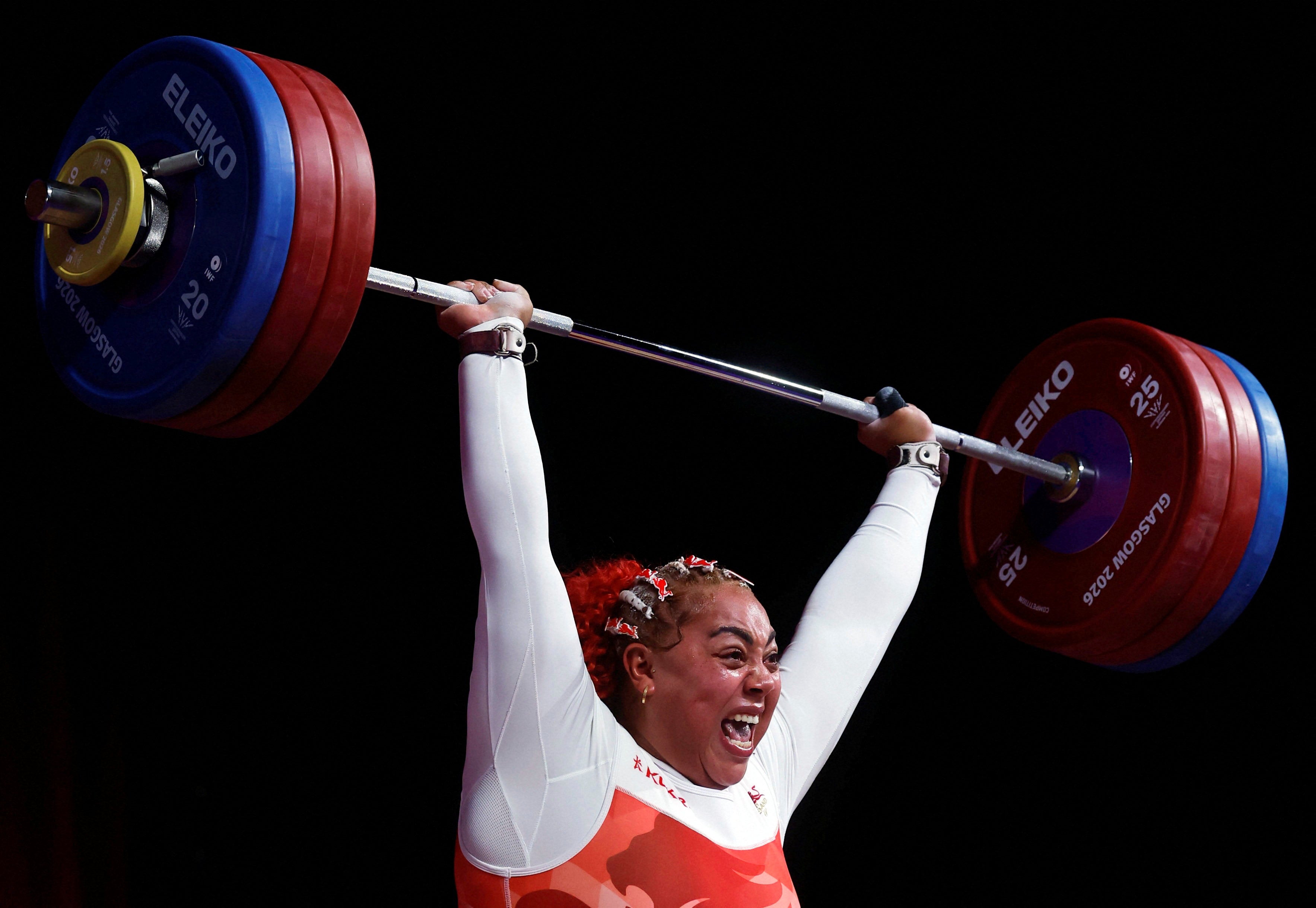Emily Campbell broke the Commowealth Games record on her way to gold in Glasgow