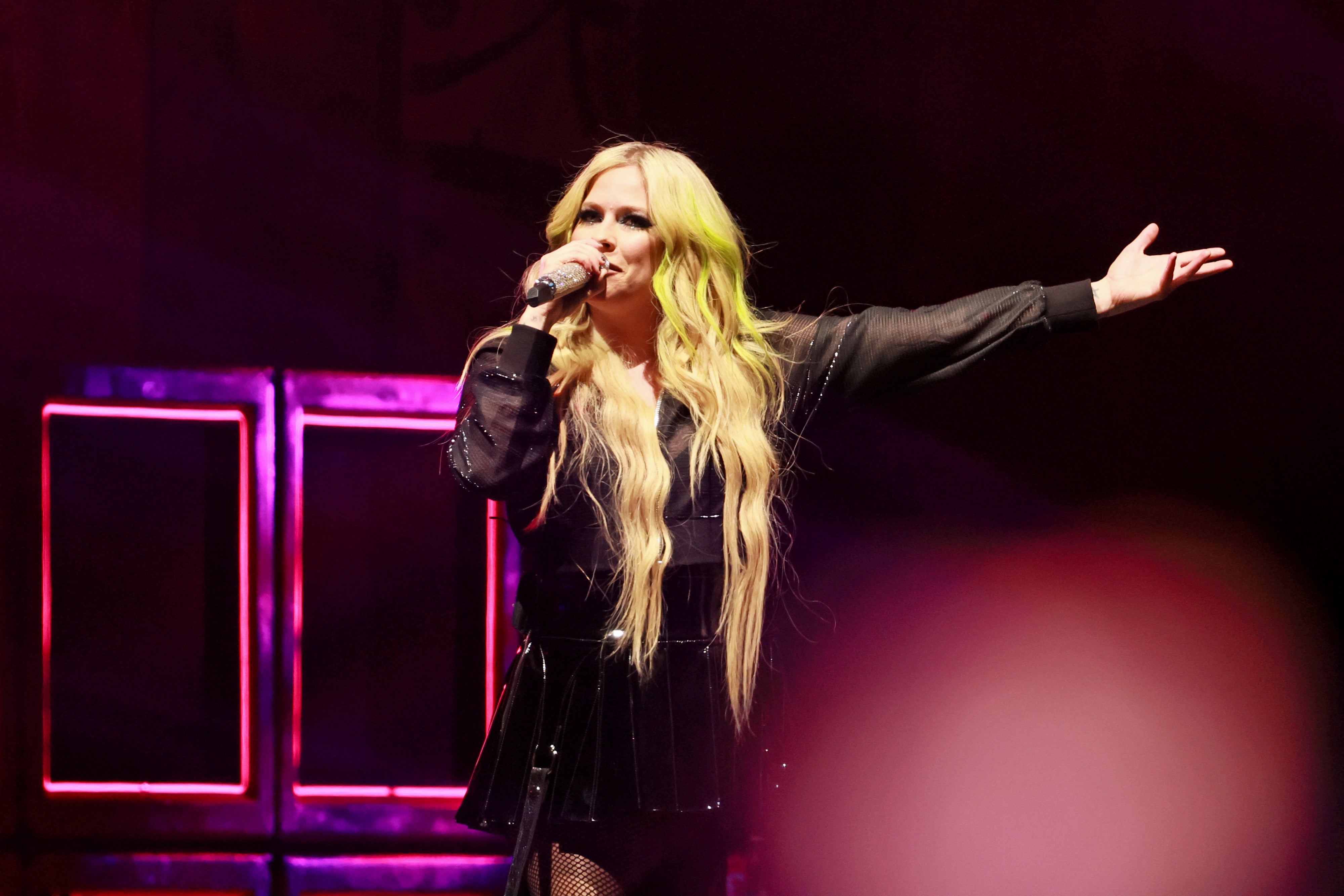One popular conspiracy theory claims that Canadian pop singer Avril Lavigne was replaced by a body double named Melissa (Getty)
