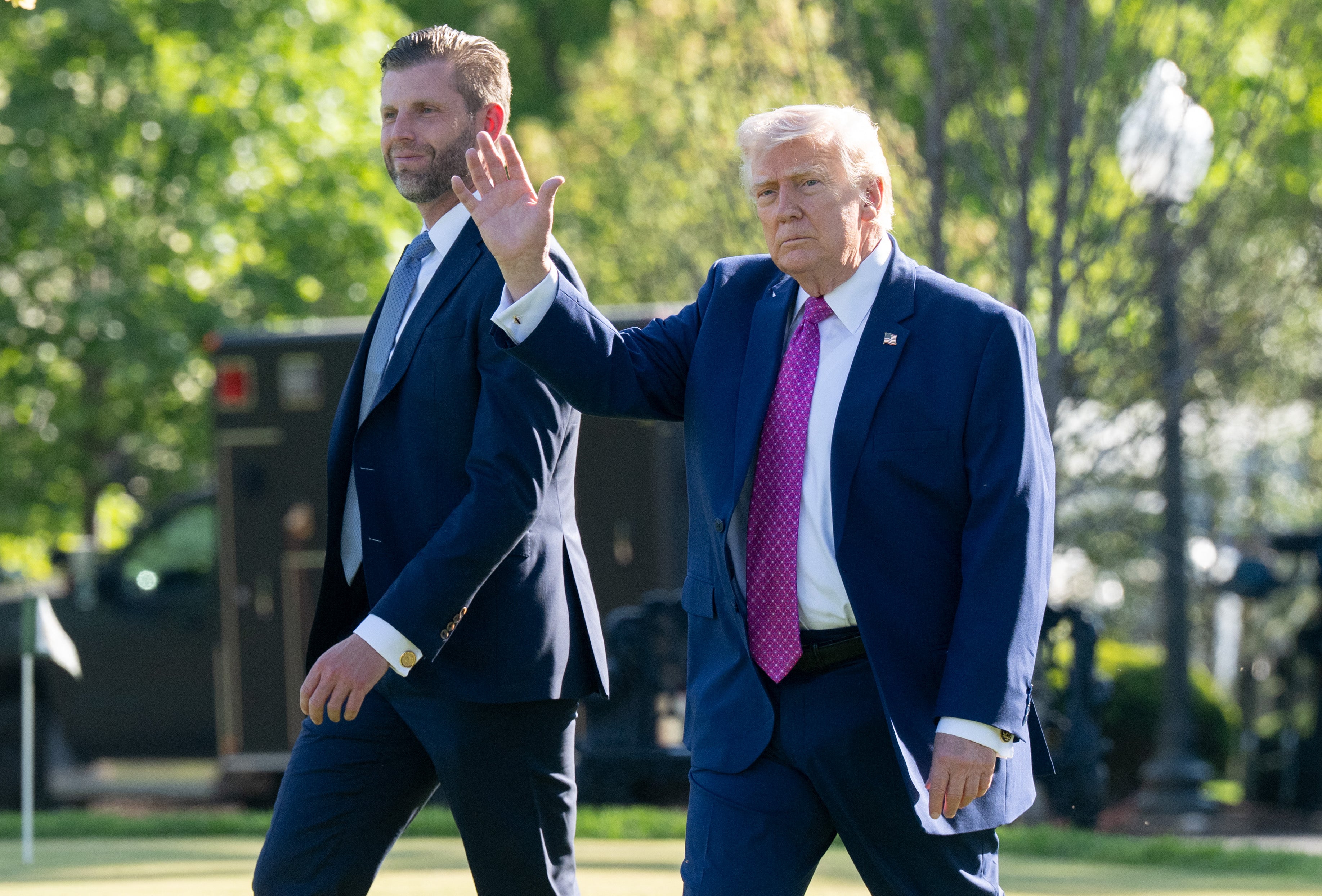 Eric Trump, is an investor in Foundation, one of a string of defense-related companies seeking government business that the president’s sons have backed