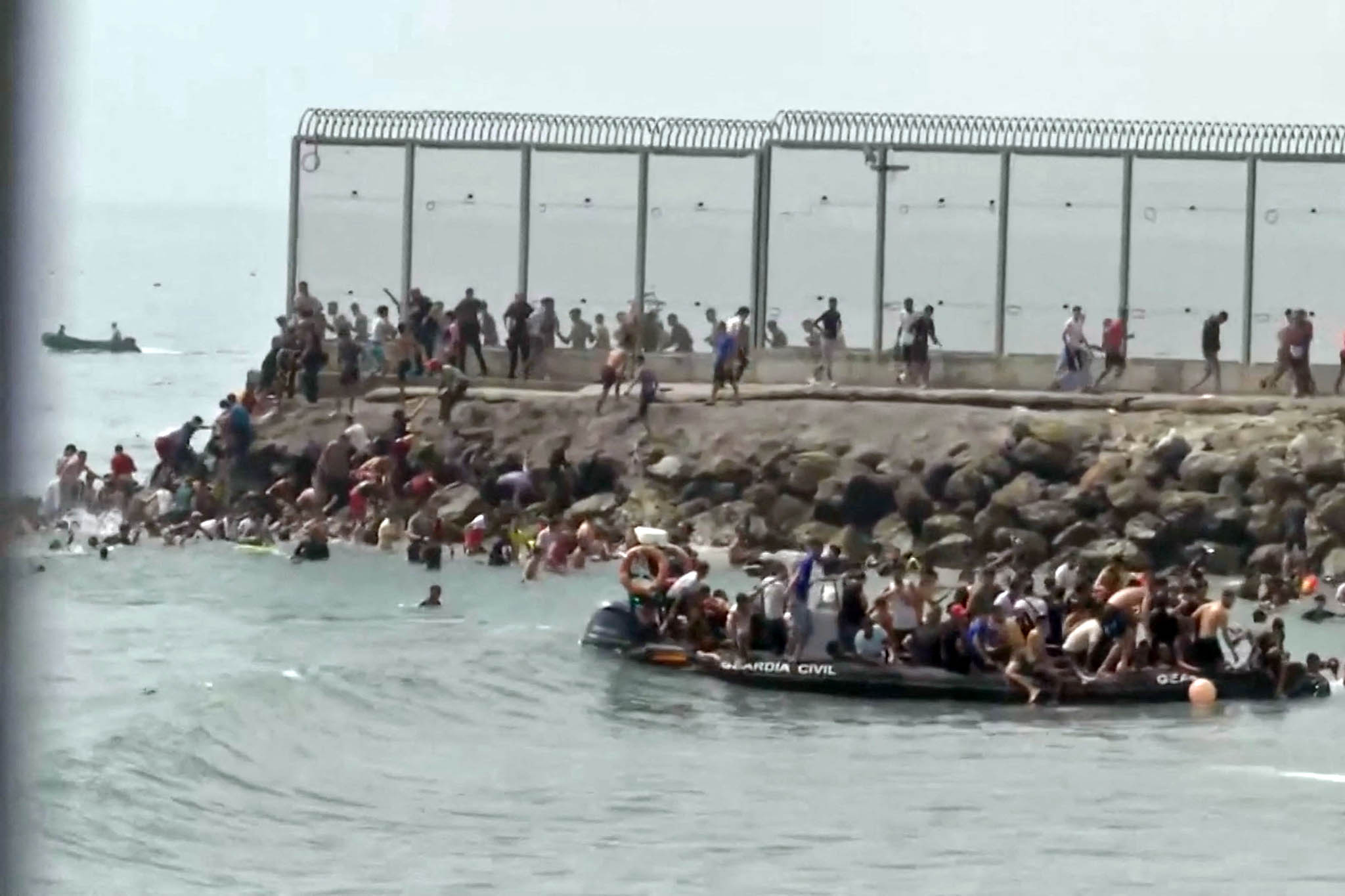 Locals called for the army to be drafted in to deal with the situation