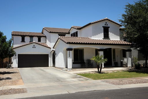The home where an 18-month-old toddler was discovered in a backyard pool in February