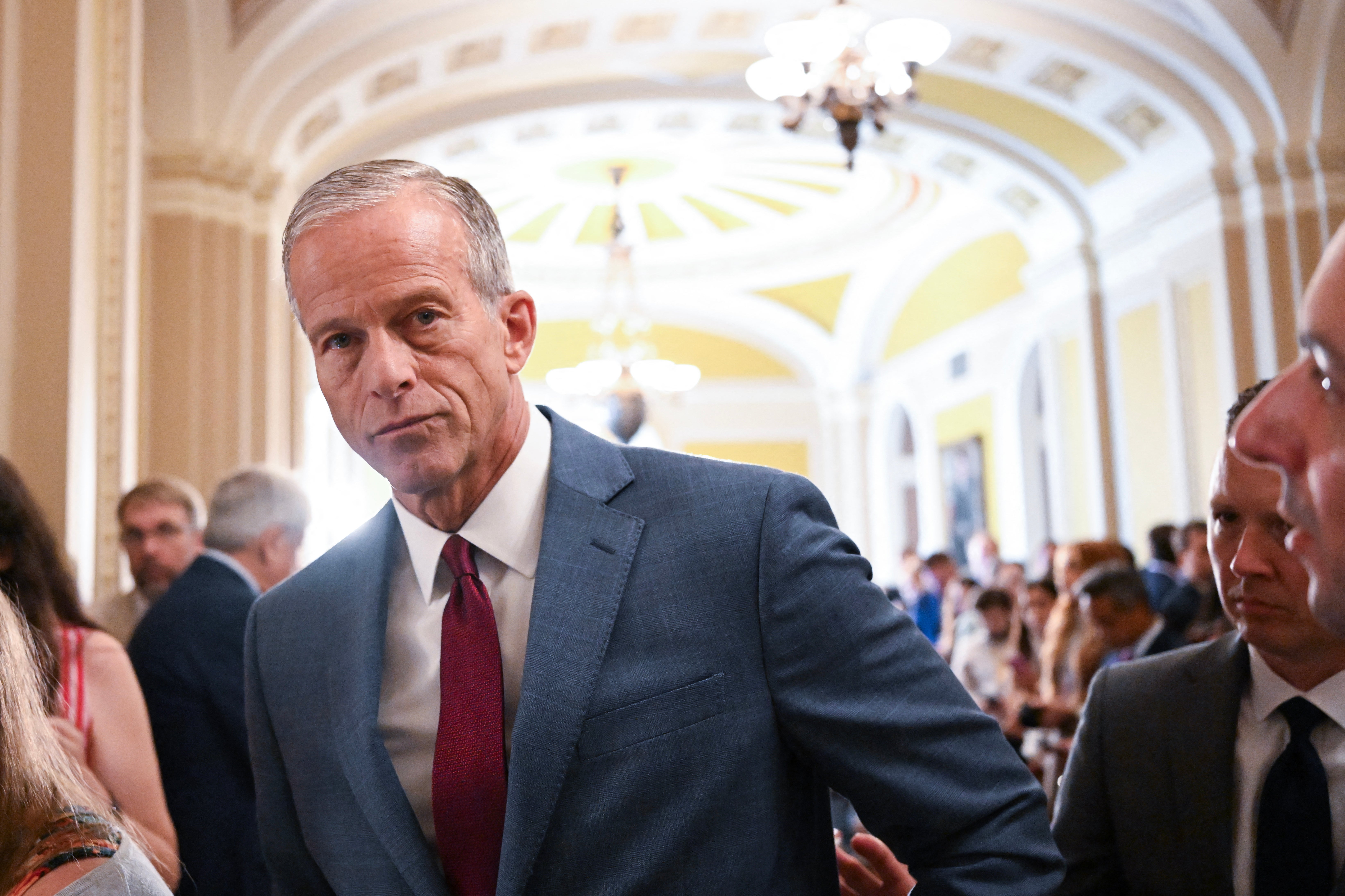 John Thune has become the target of Trump's ire over the SAVE America Act