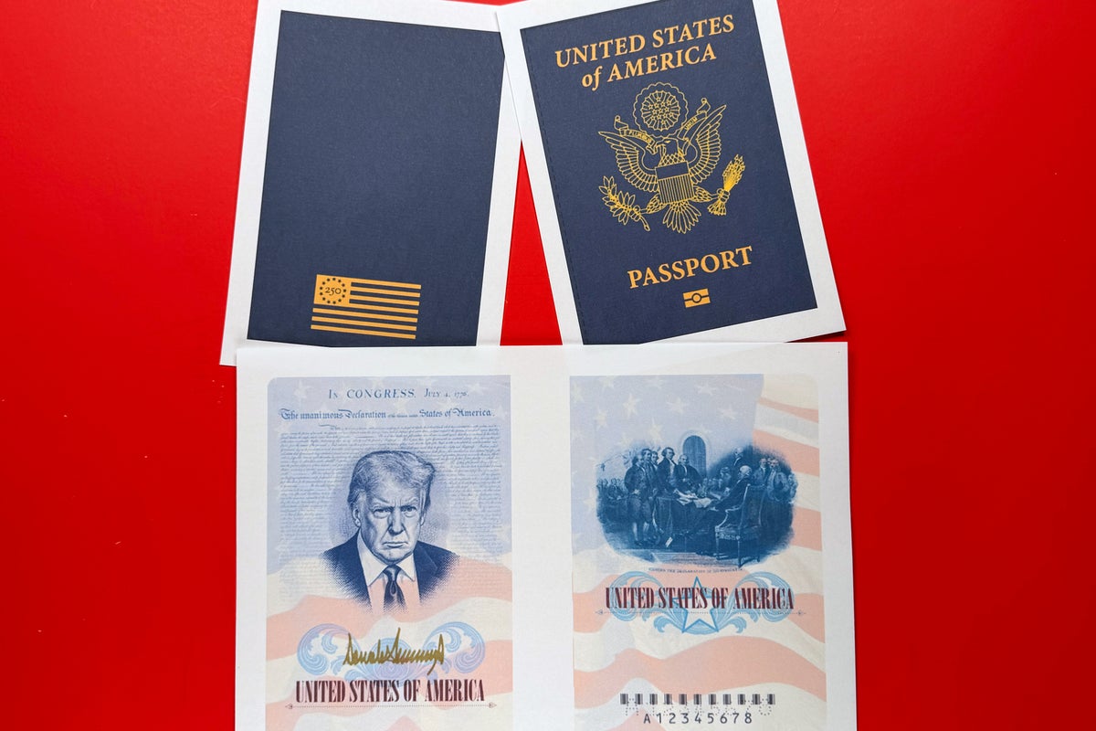donald trump commemorative passport