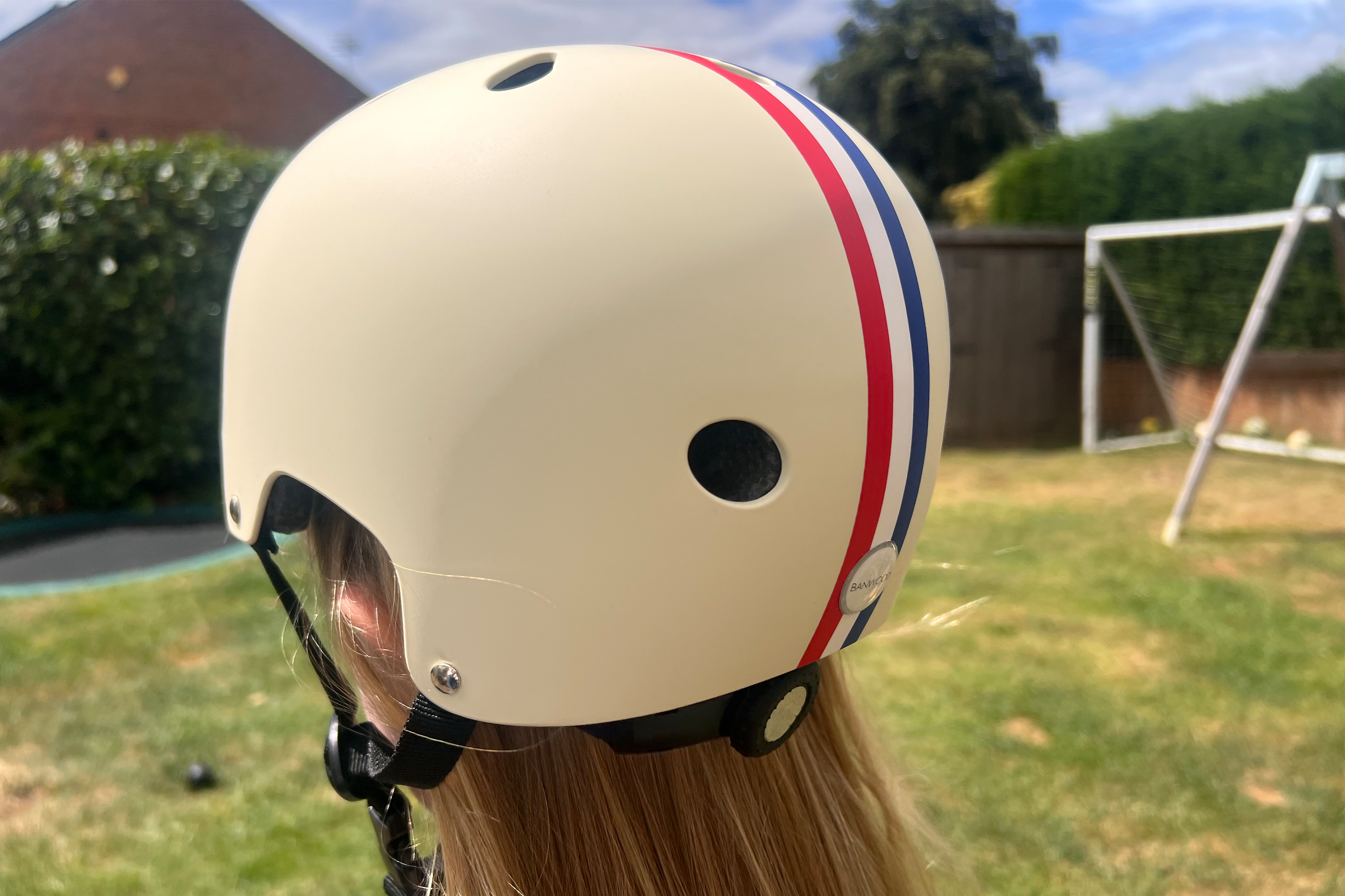 I love the retro skater design of this helmet (Sarah Dawson/The Independent)