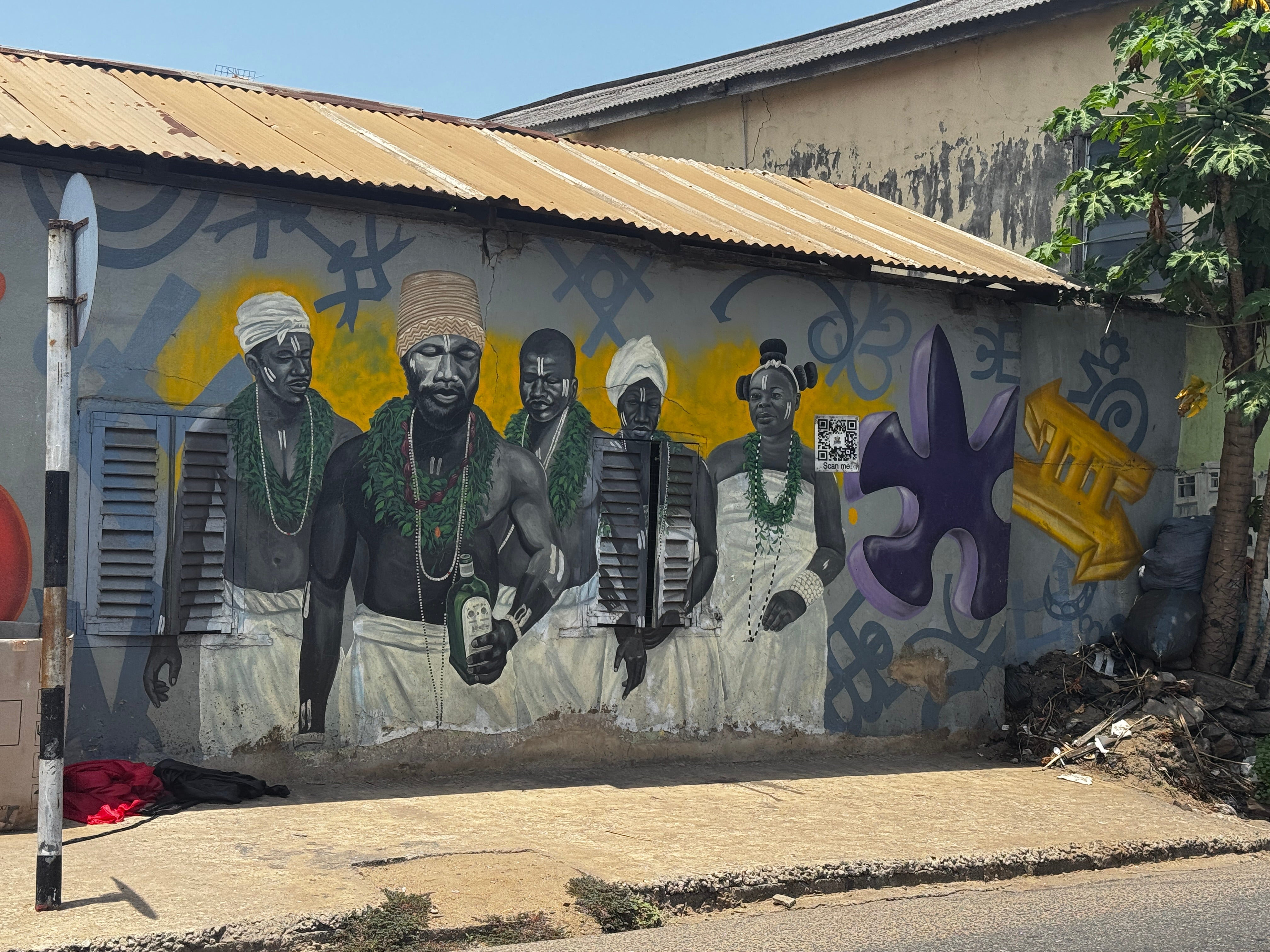 Murals are becoming increasingly common in Jamestown