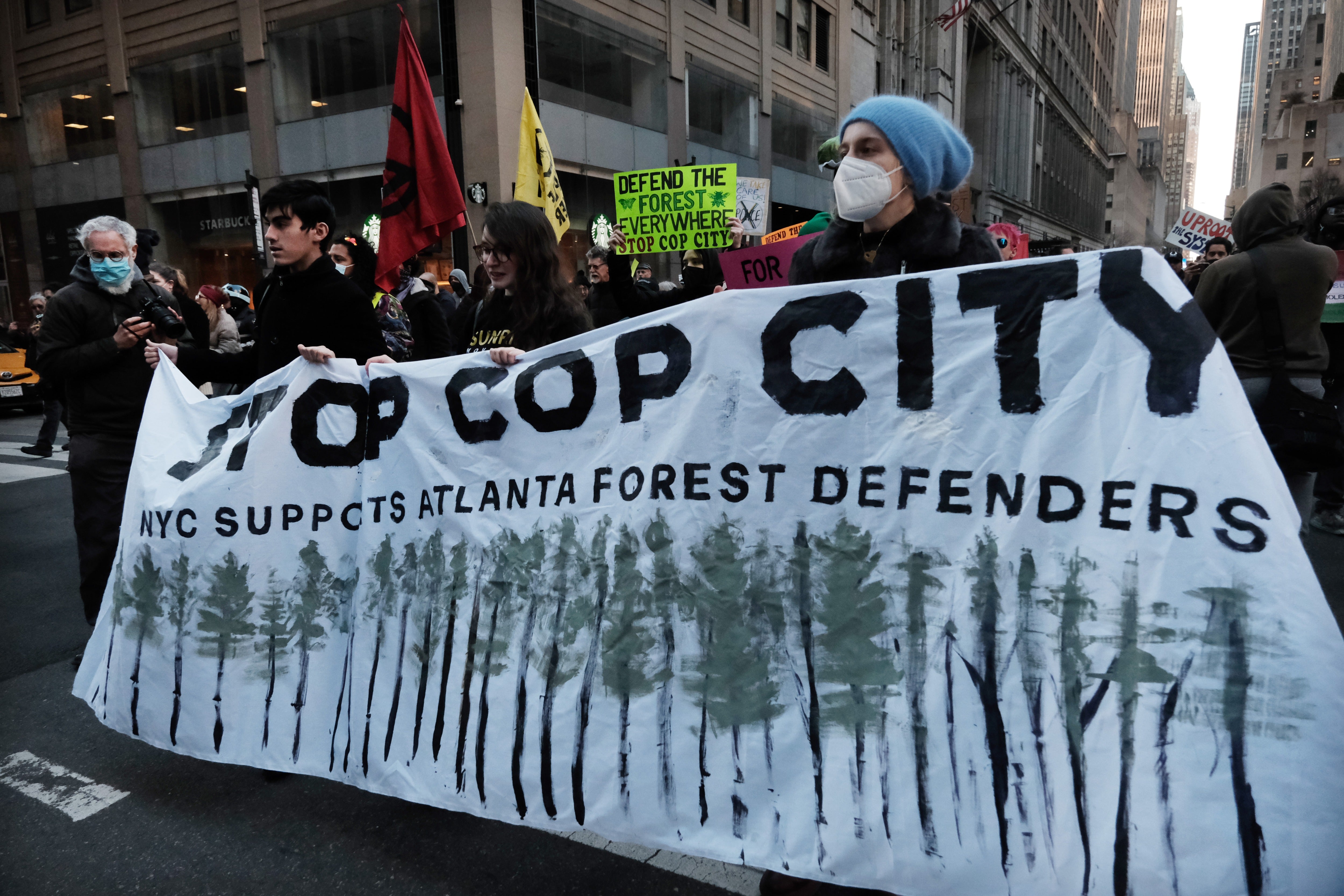The government was investigating Tunick because of his association with Defend the Atlanta Forest that opposed the building of an Atlanta police and fire training center dubbed Cop City, Tunick’s lawyer said