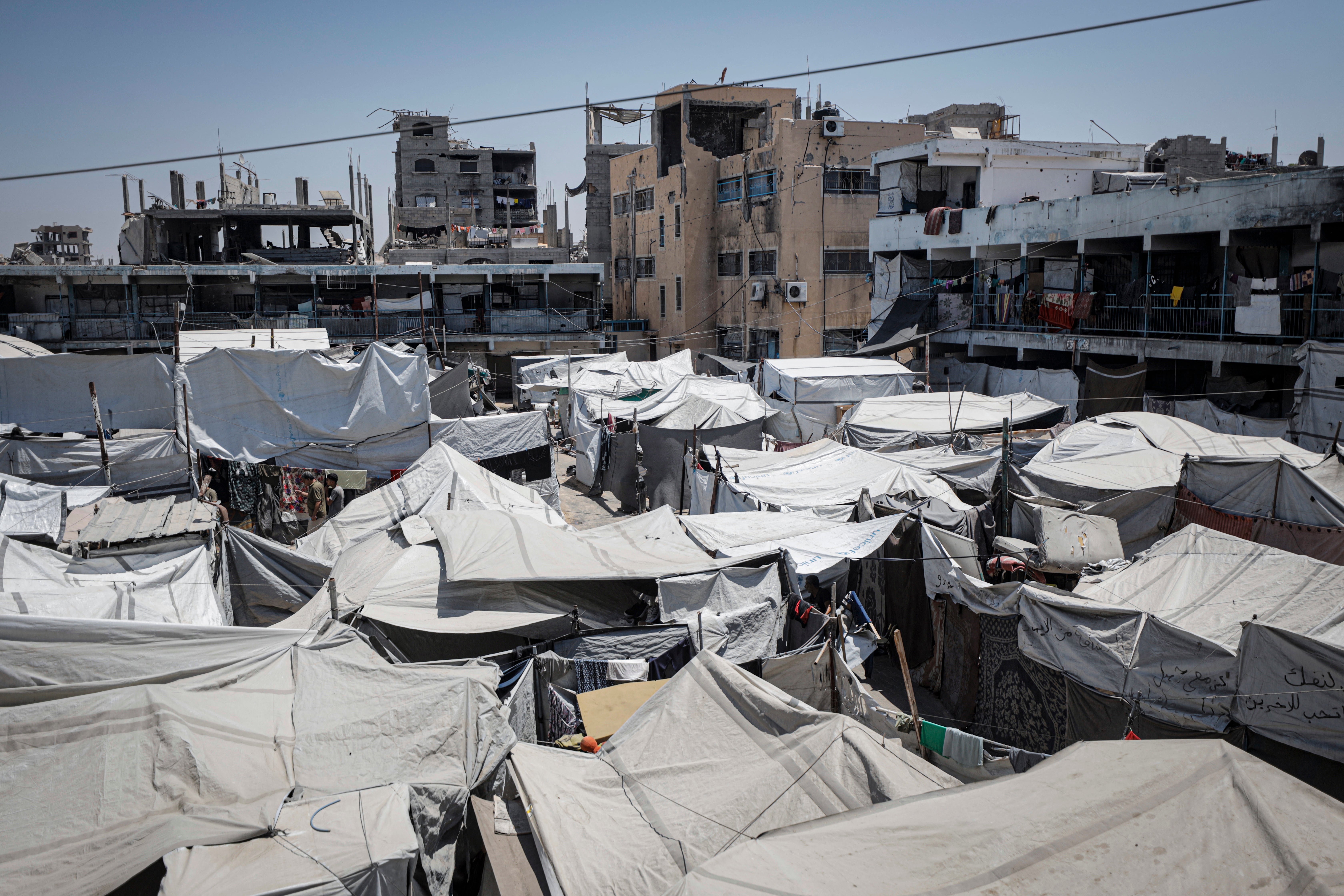 U.S. officials claimed billions in pledged reconstruction funds would begin flowing into Gaza as the drawdown deal progressed (AFP/Getty)