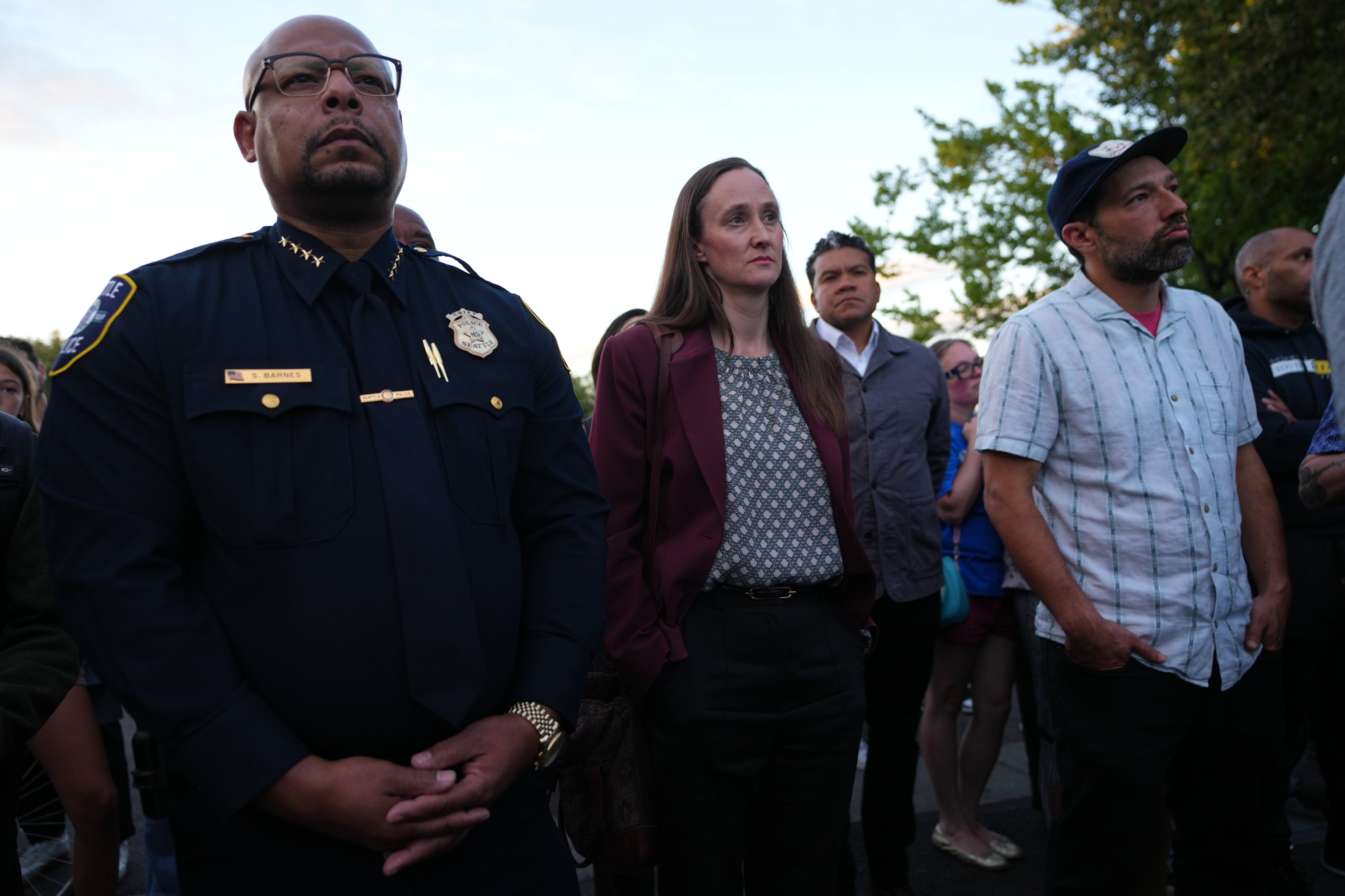 Barnes was out of town at a law enforcement conference when gunfire erupted last weekend at the Bite of Seattle