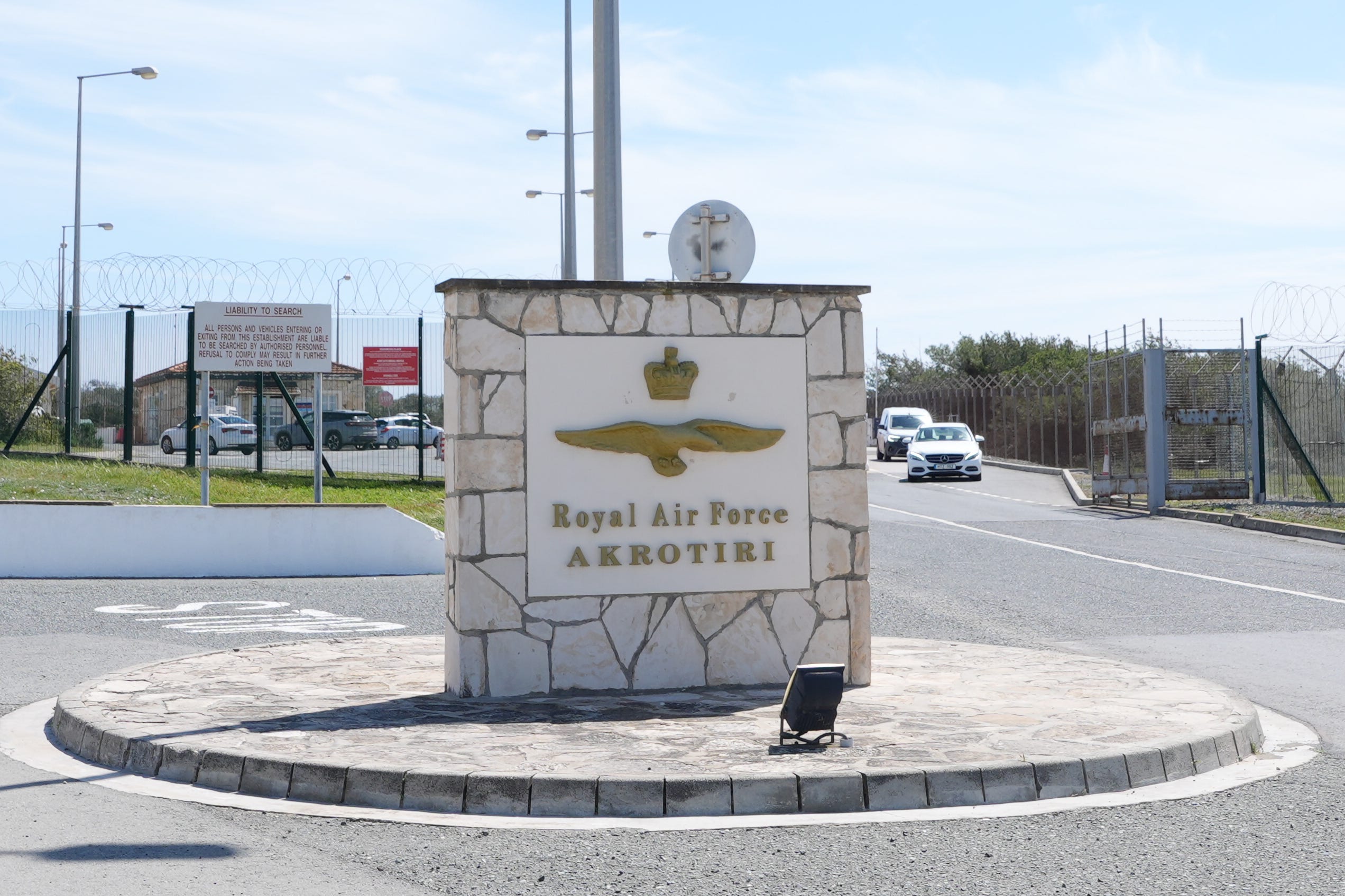 RAF Akrotiri faced a suspected Iranian attack earlier this yar (PA Wire)