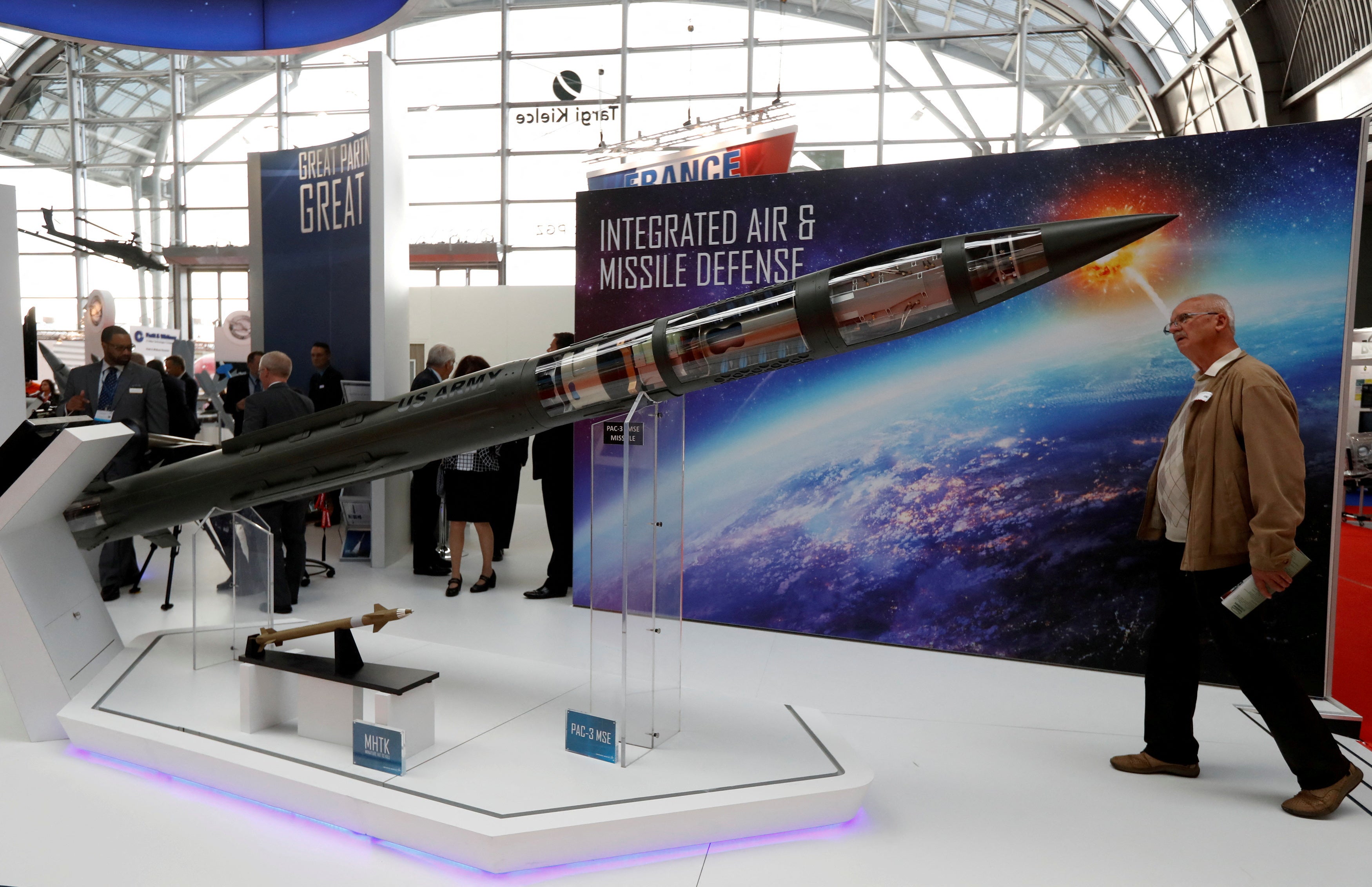 A Patriot Advanced Capability (PAC-3) Missile Segment Enhancement (MSE) model, 2017